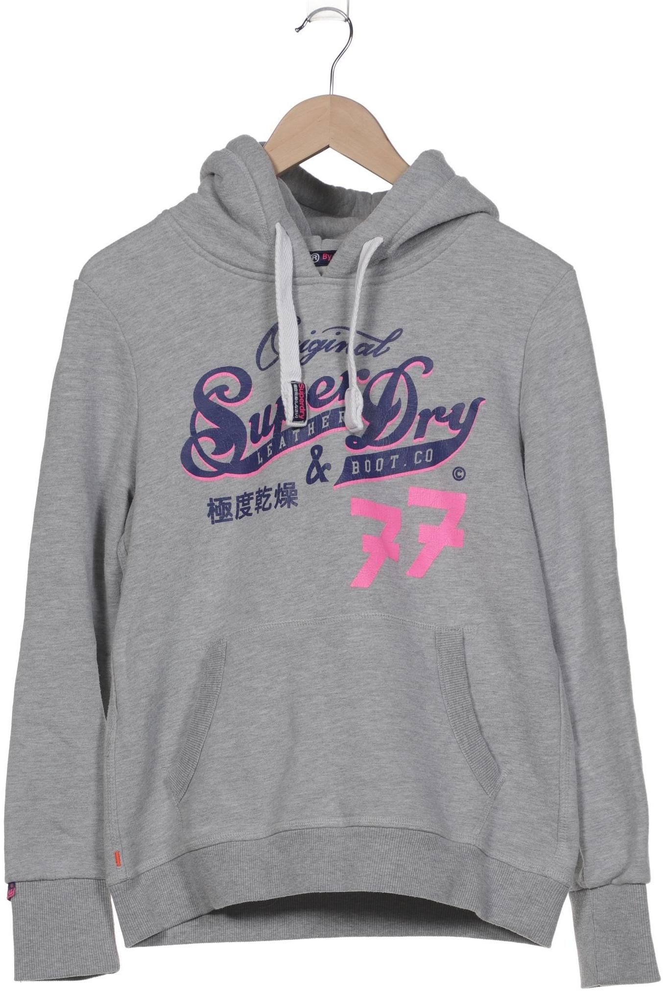 

Superdry Damen Kapuzenpullover, grau, Gr. 44