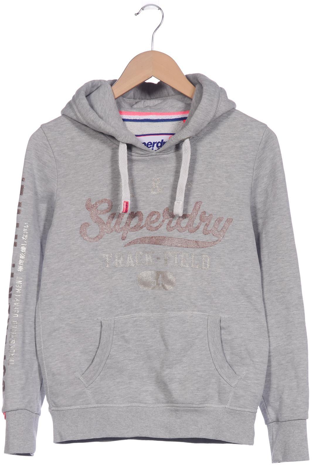 

Superdry Damen Kapuzenpullover, grau, Gr. 38