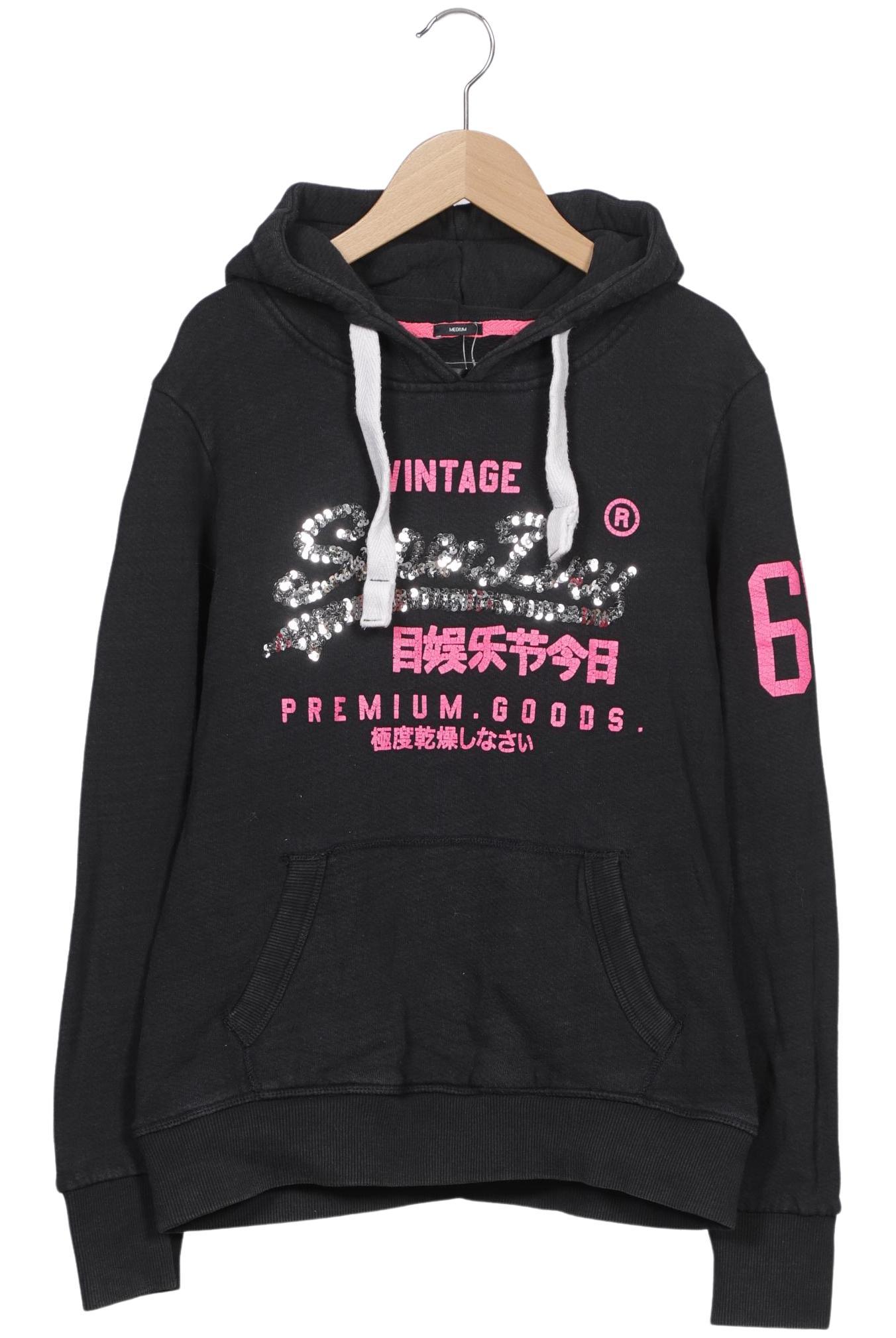 

Superdry Damen Kapuzenpullover, schwarz, Gr. 38