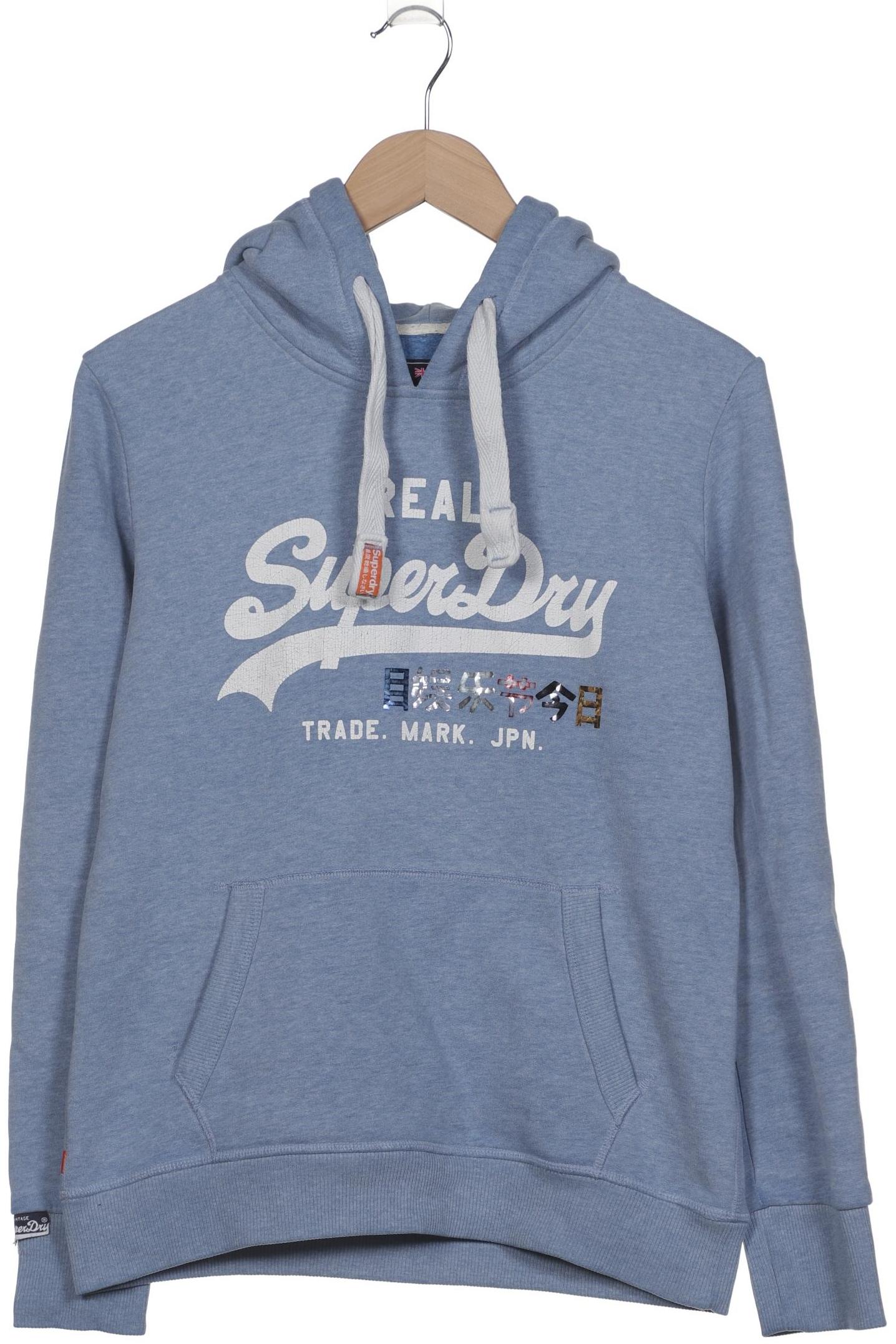 

Superdry Damen Kapuzenpullover, blau, Gr. 40