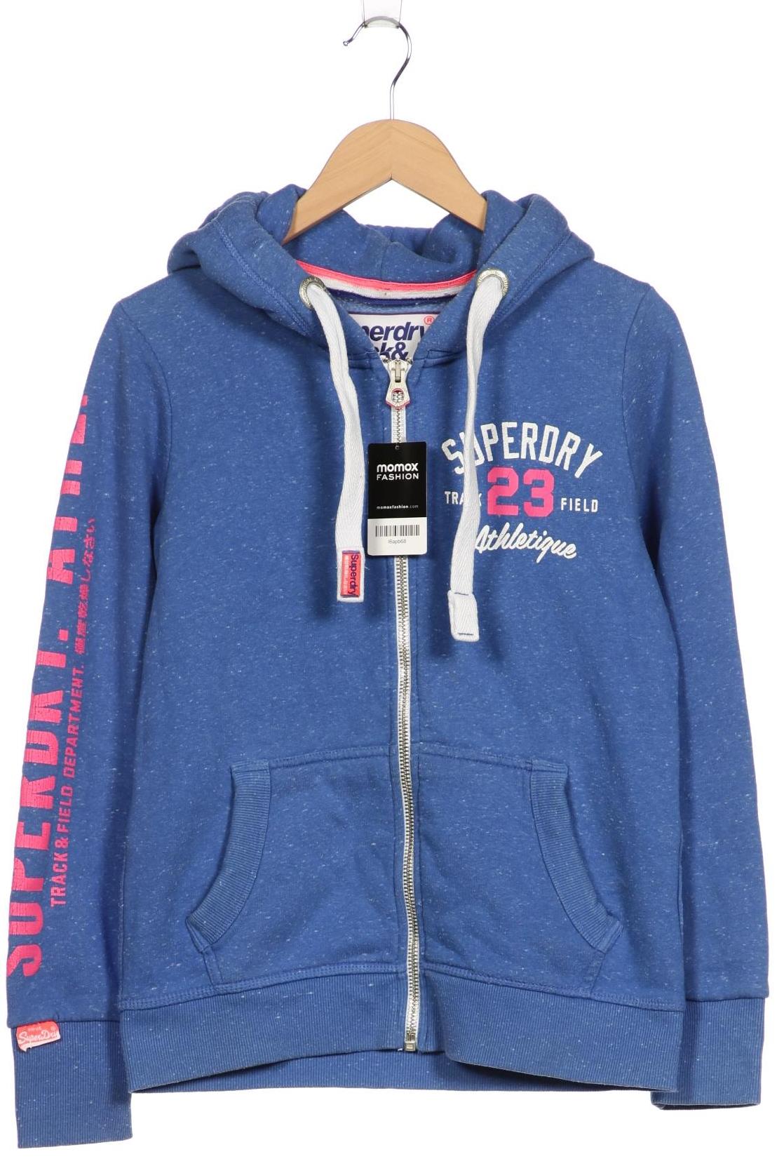 

Superdry Damen Kapuzenpullover, blau, Gr. 42