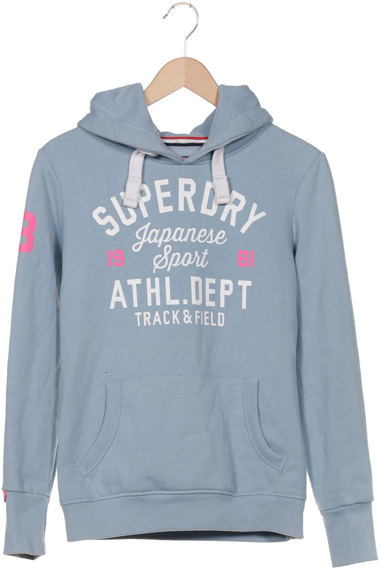 

Superdry Damen Kapuzenpullover, blau, Gr. 38
