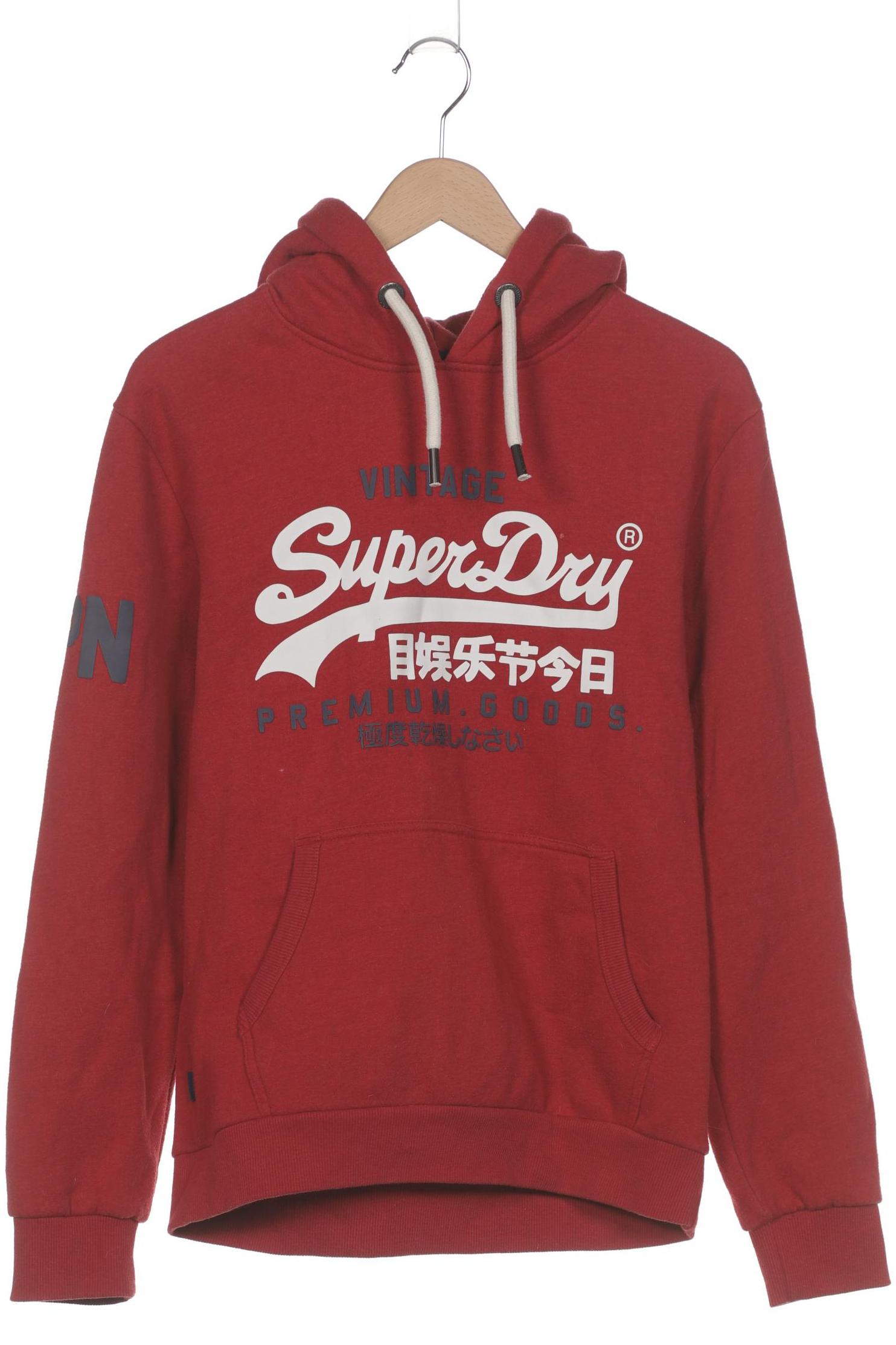 

Superdry Damen Kapuzenpullover, rot, Gr. 38