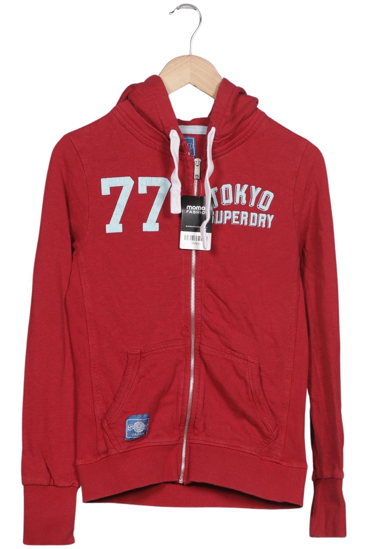 

Superdry Damen Kapuzenpullover, rot, Gr. 36