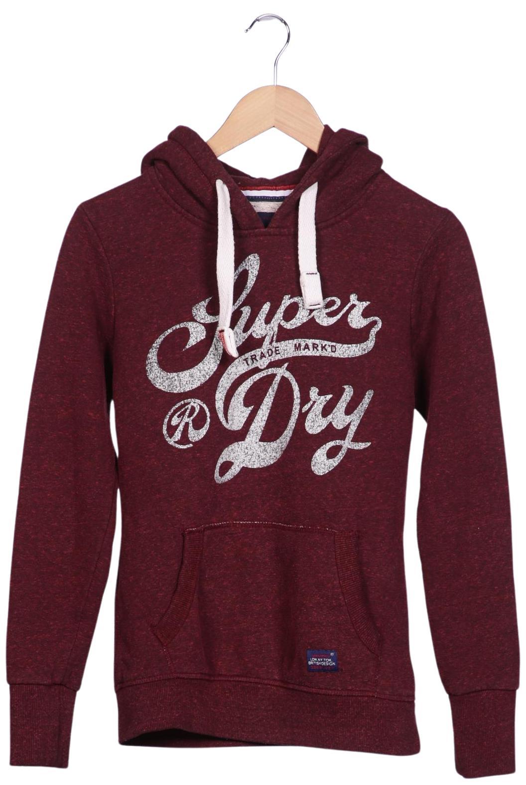 

Superdry Damen Kapuzenpullover, bordeaux, Gr. 36