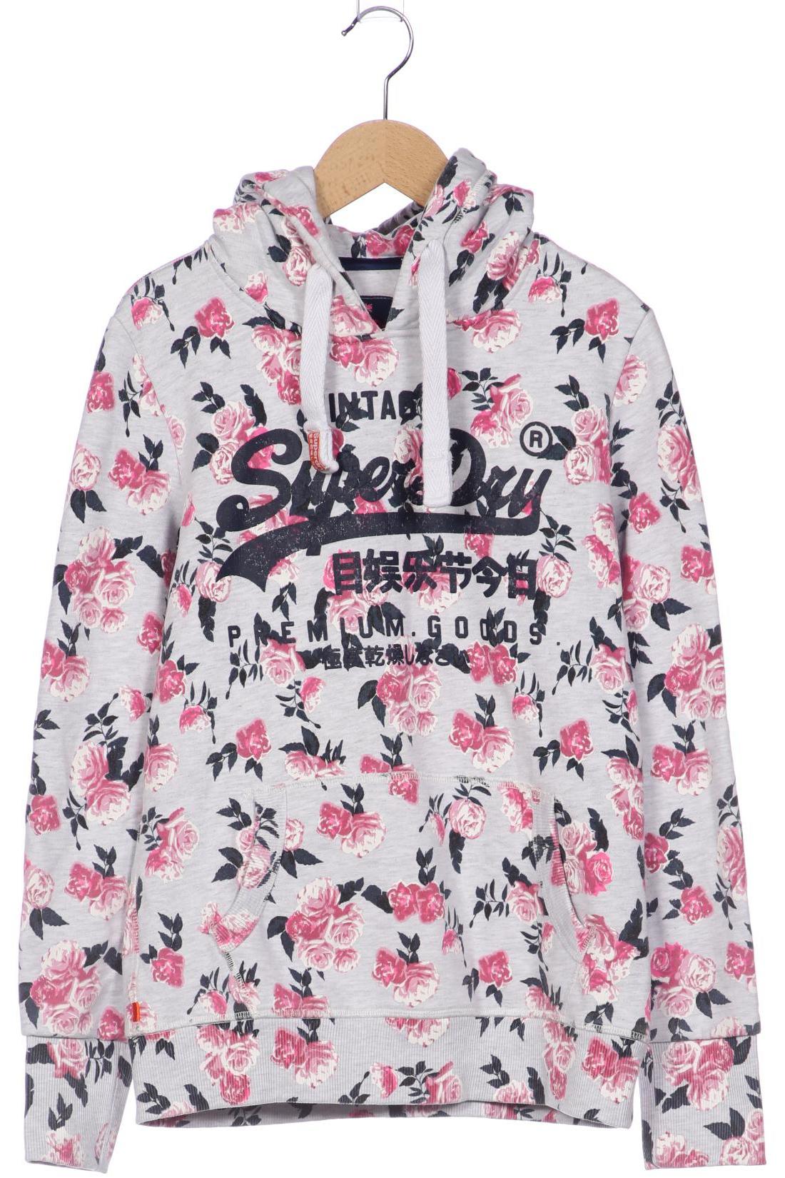 

Superdry Damen Kapuzenpullover, grau, Gr. 38