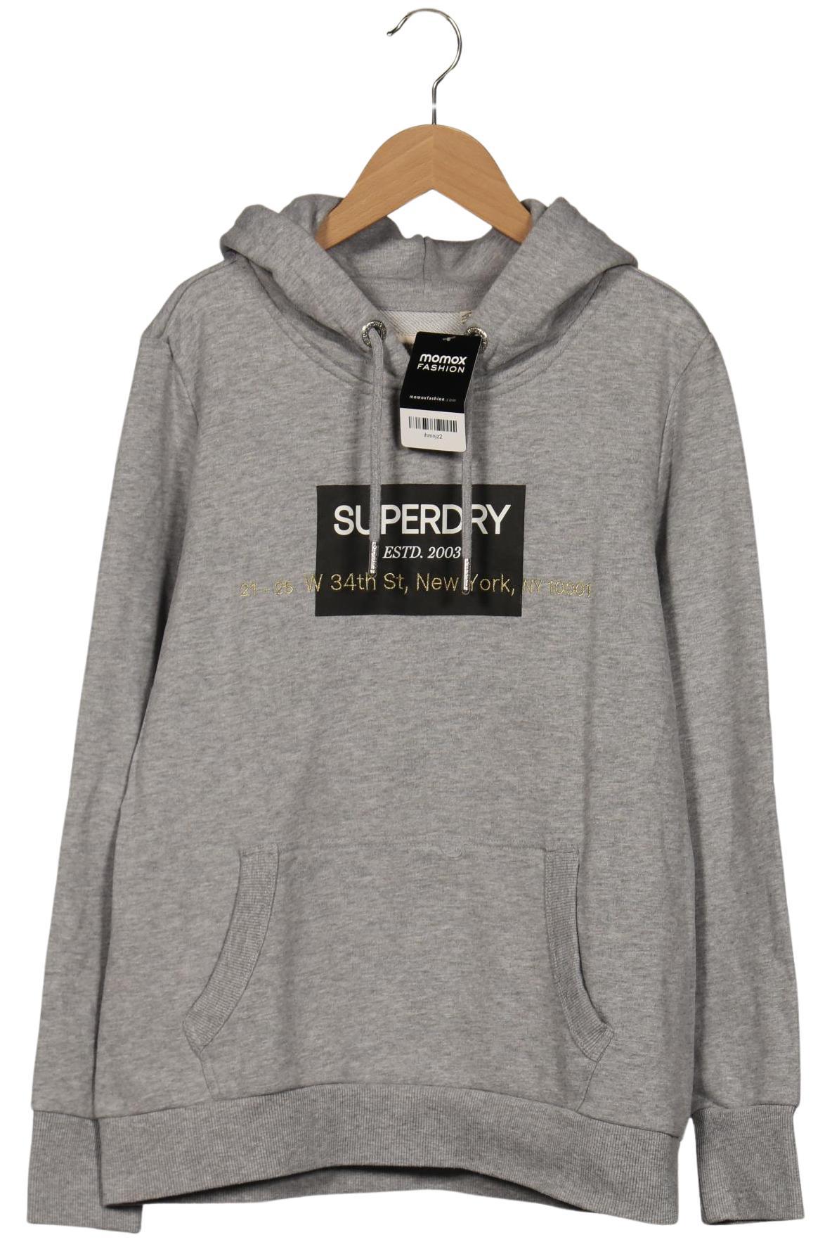 

Superdry Damen Kapuzenpullover, grau, Gr. 42