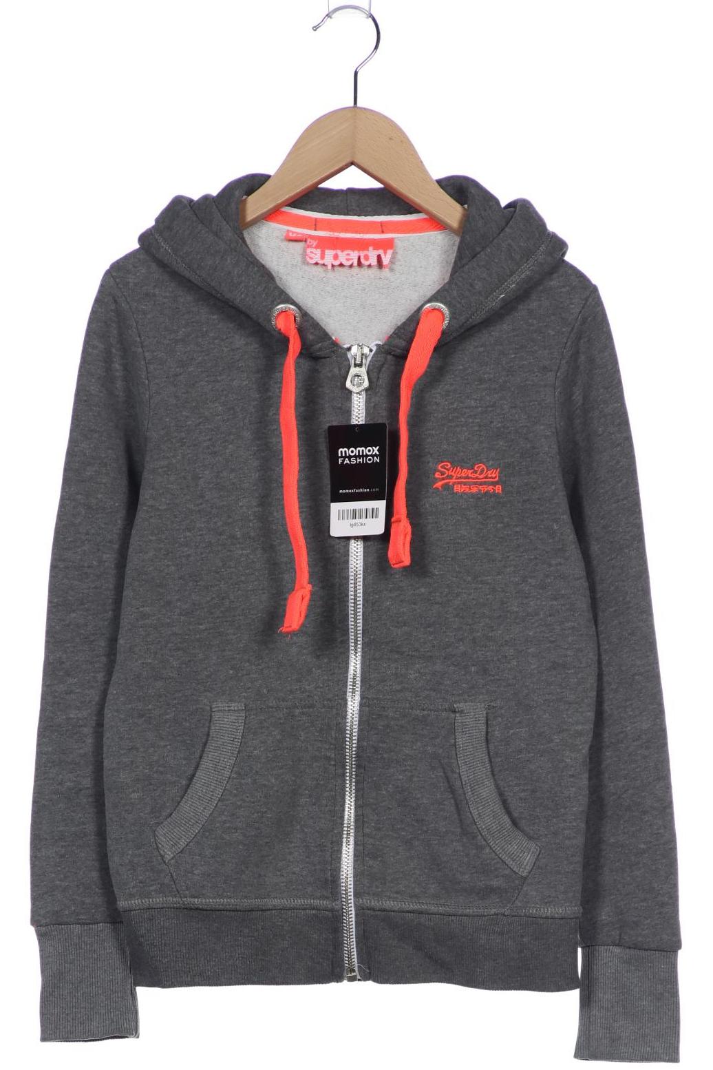 

Superdry Damen Kapuzenpullover, grau, Gr. 34