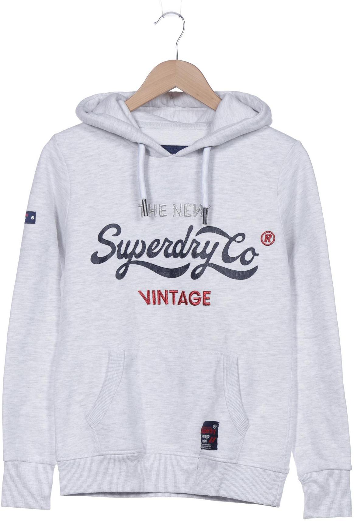 

Superdry Damen Kapuzenpullover, grau, Gr. 38