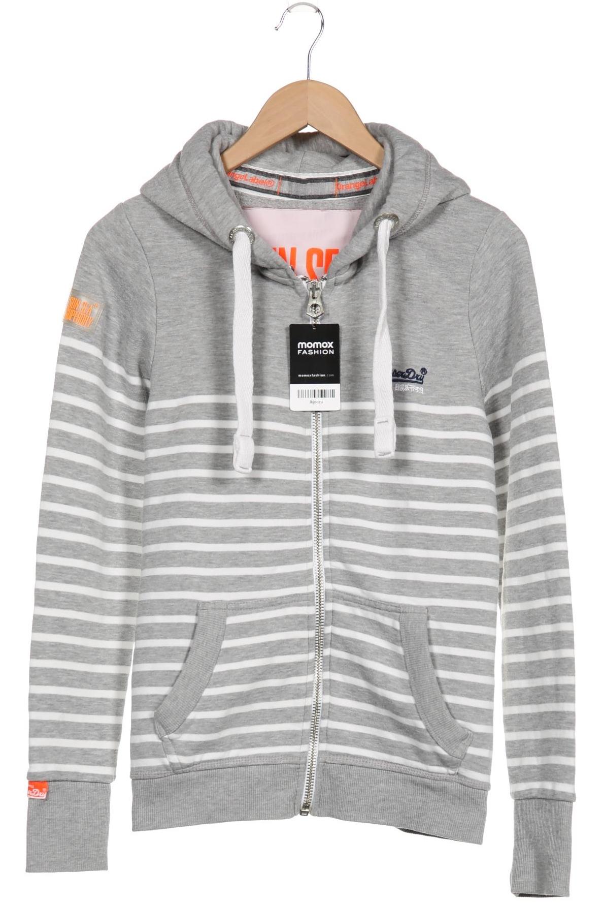

Superdry Damen Kapuzenpullover, grau, Gr. 36