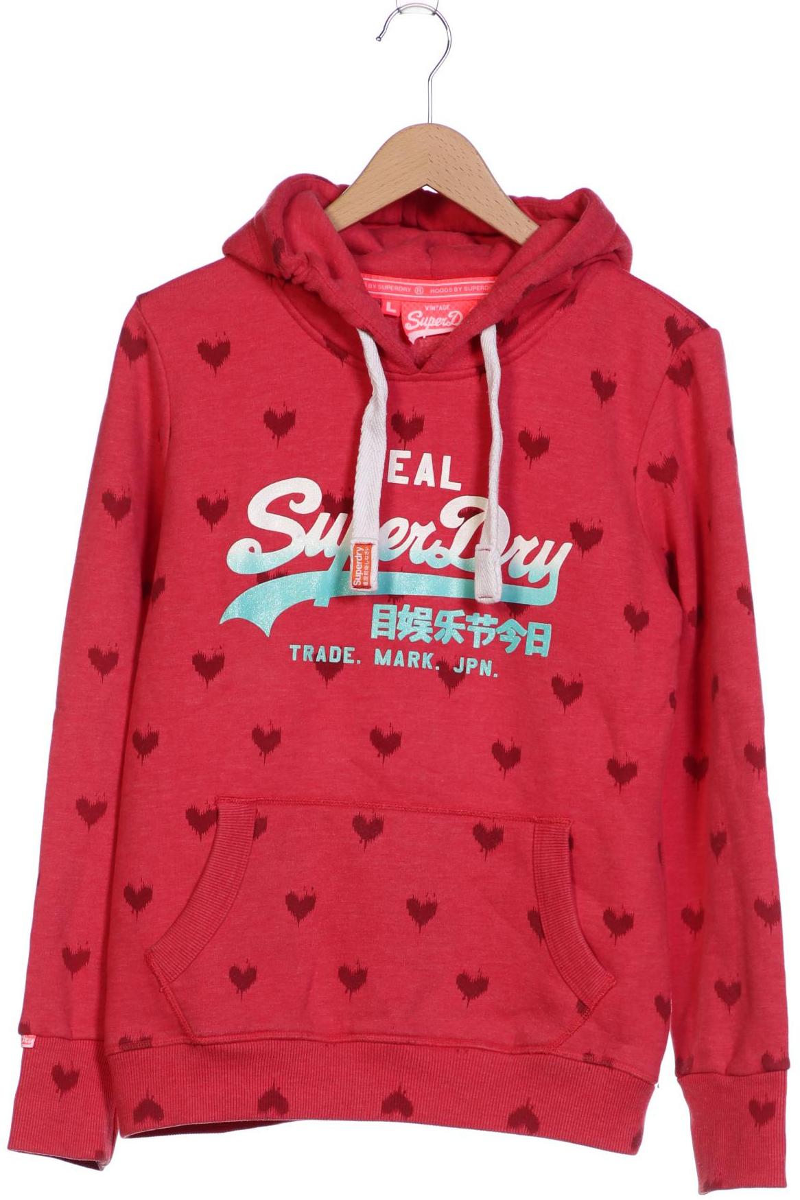 

Superdry Damen Kapuzenpullover, rot