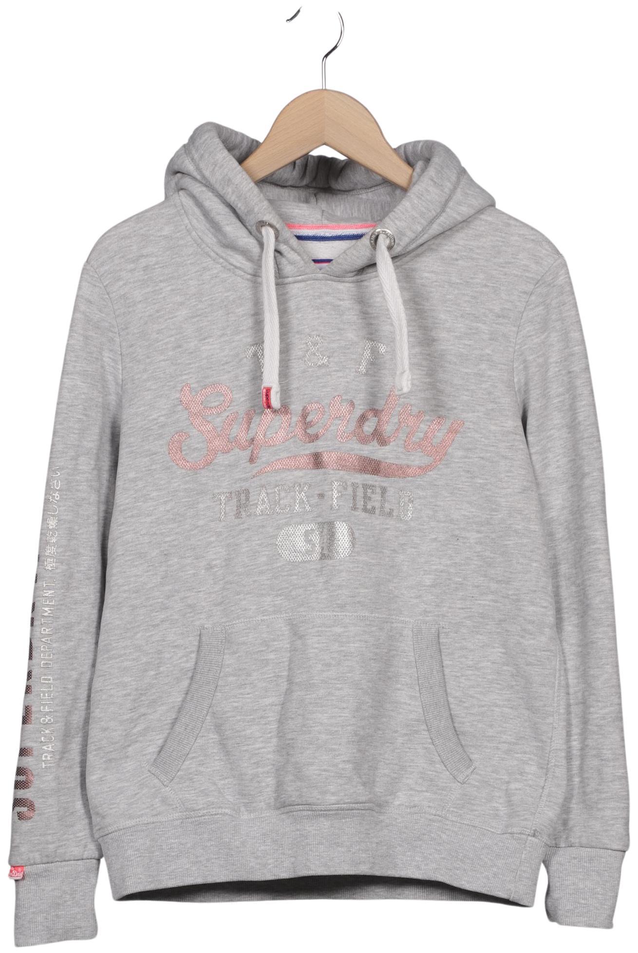 

Superdry Damen Kapuzenpullover, grau, Gr. 42