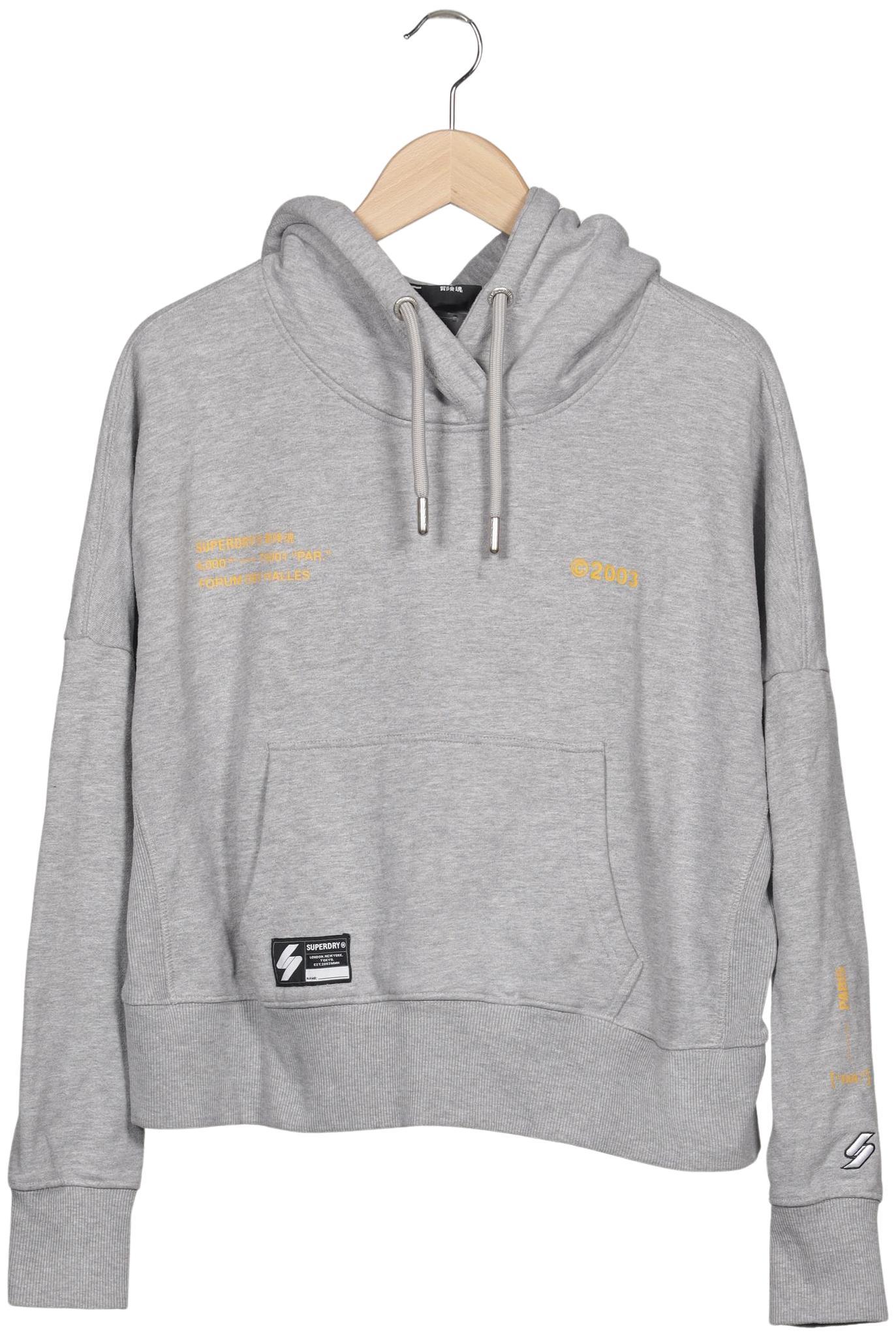 

Superdry Damen Kapuzenpullover, grau, Gr. 42