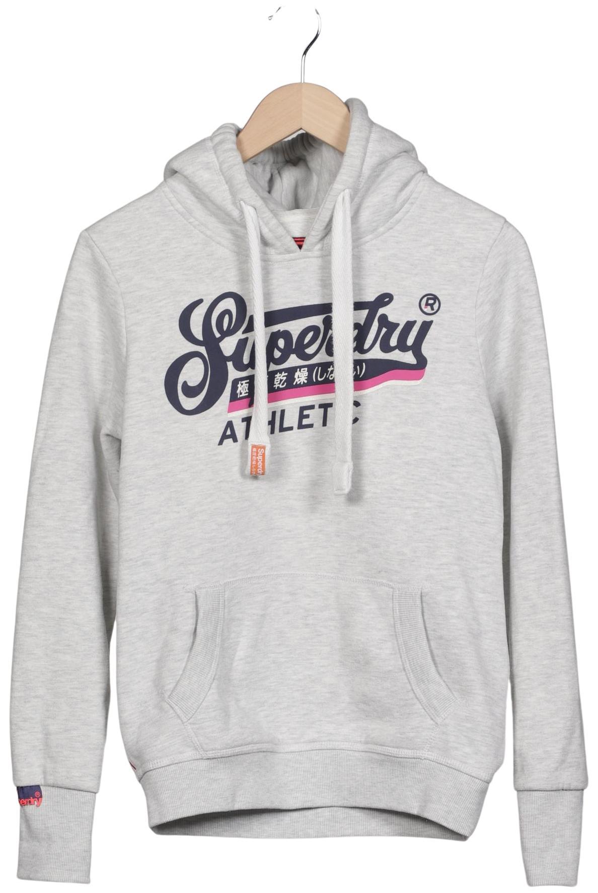 

Superdry Damen Kapuzenpullover, grau, Gr. 38
