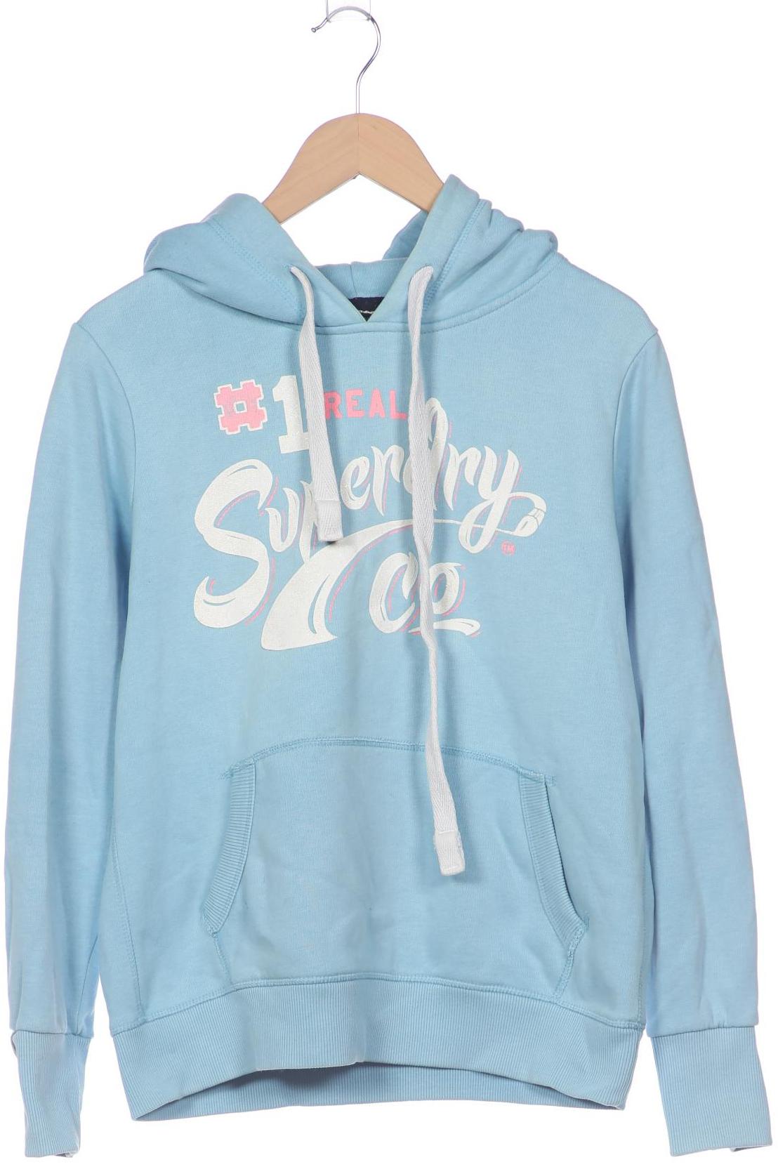 

Superdry Damen Kapuzenpullover, blau, Gr. 44