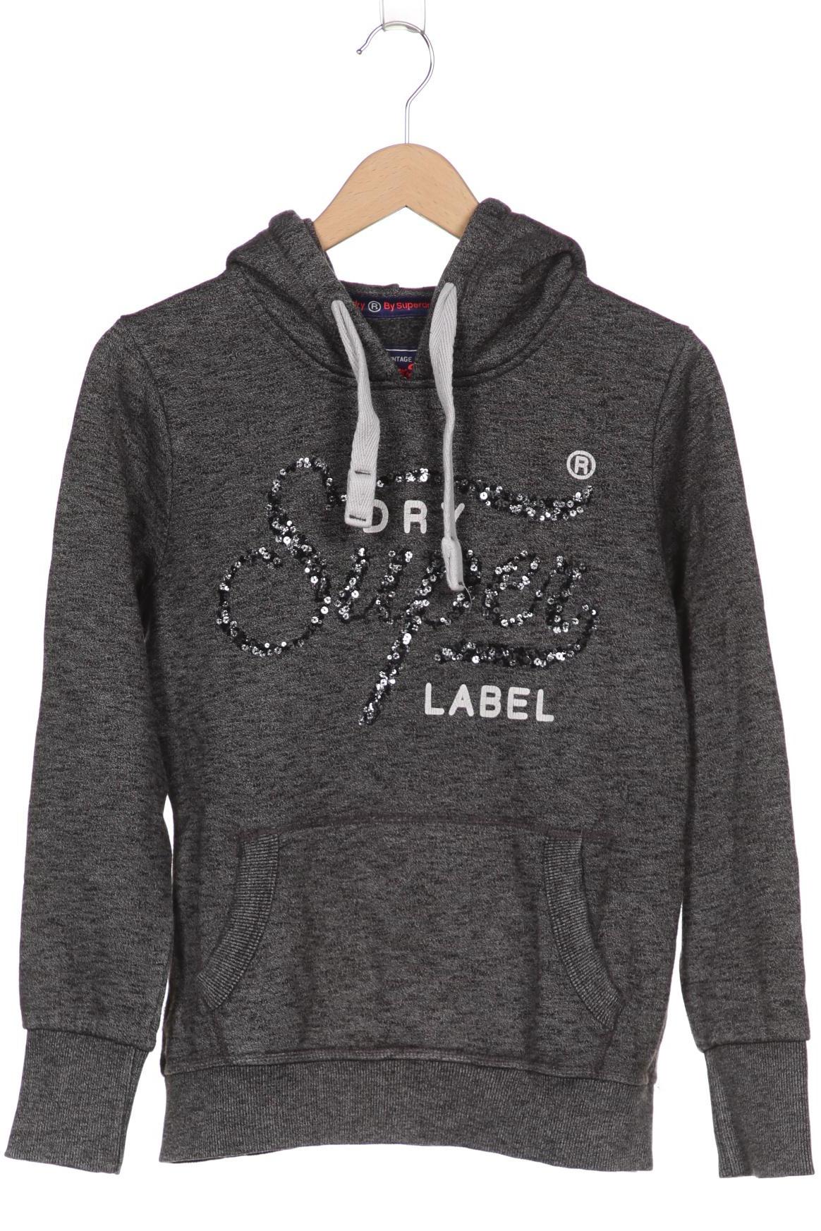 

Superdry Damen Kapuzenpullover, grau, Gr. 38