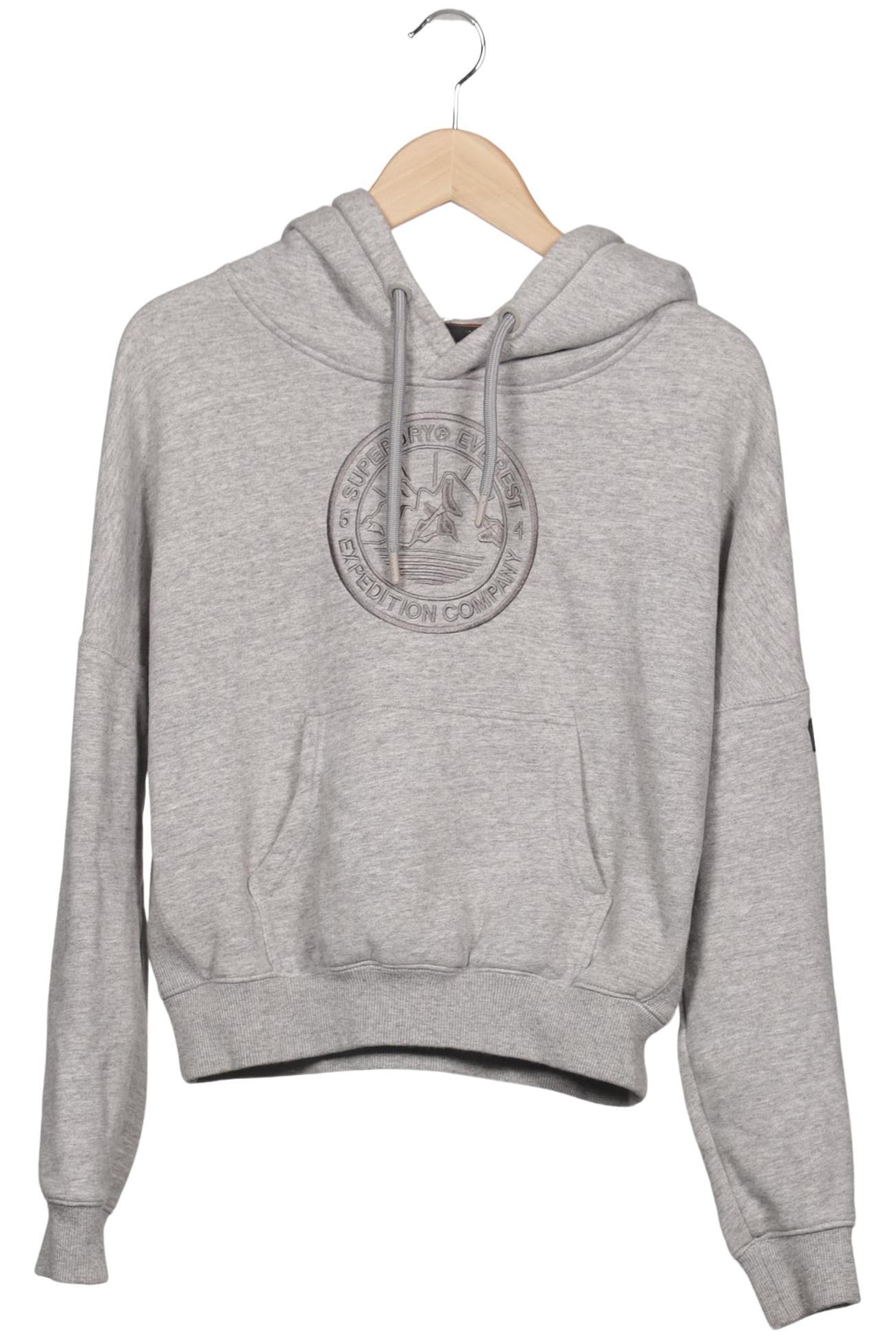 

Superdry Damen Kapuzenpullover, grau, Gr. 36