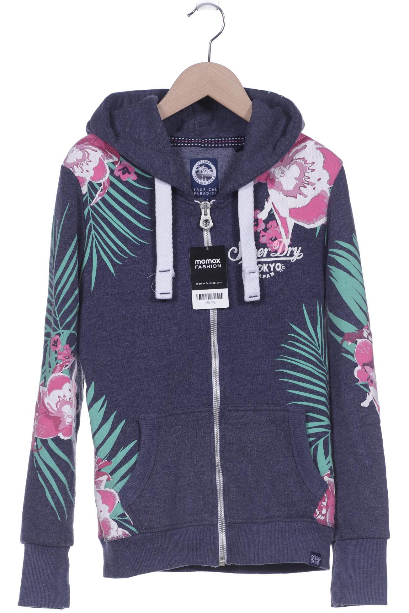 

Superdry Damen Kapuzenpullover, blau