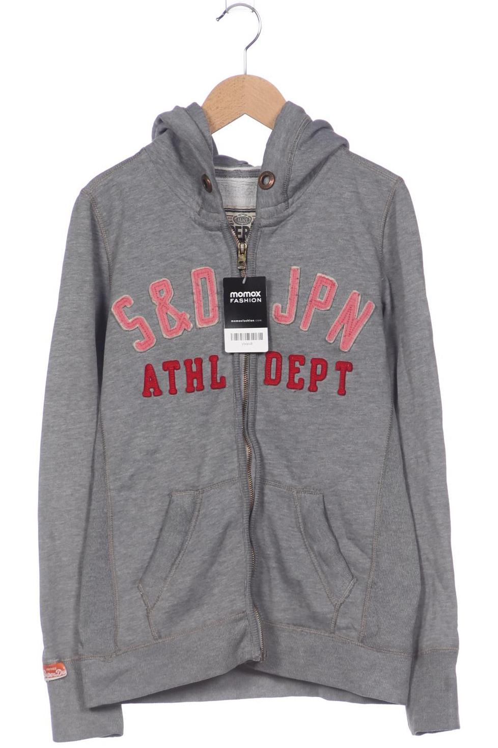 

Superdry Damen Kapuzenpullover, grau, Gr. 36