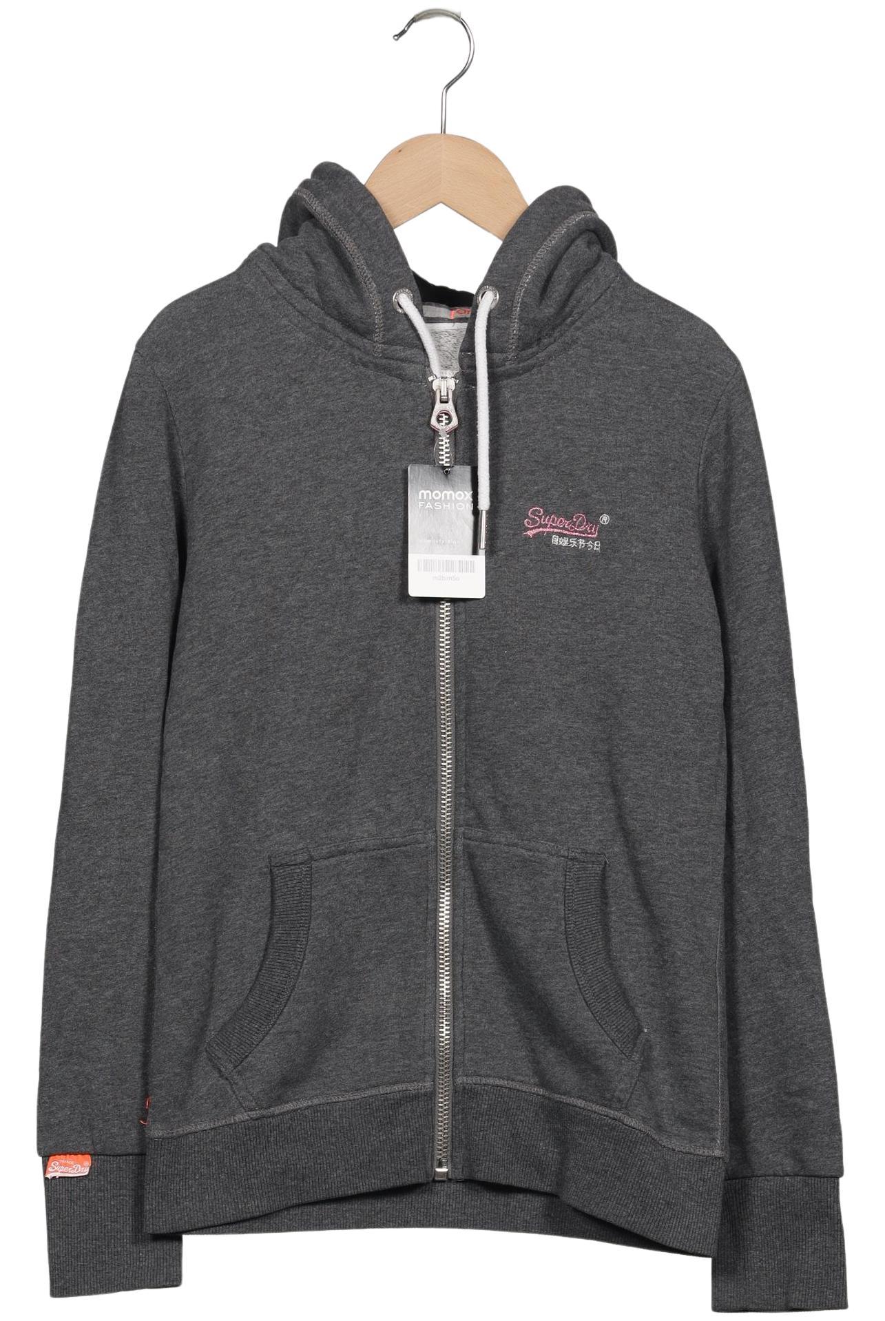 

Superdry Damen Kapuzenpullover, grau, Gr. 38