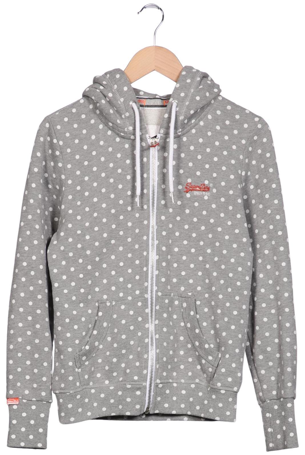 

Superdry Damen Kapuzenpullover, grau, Gr. 38