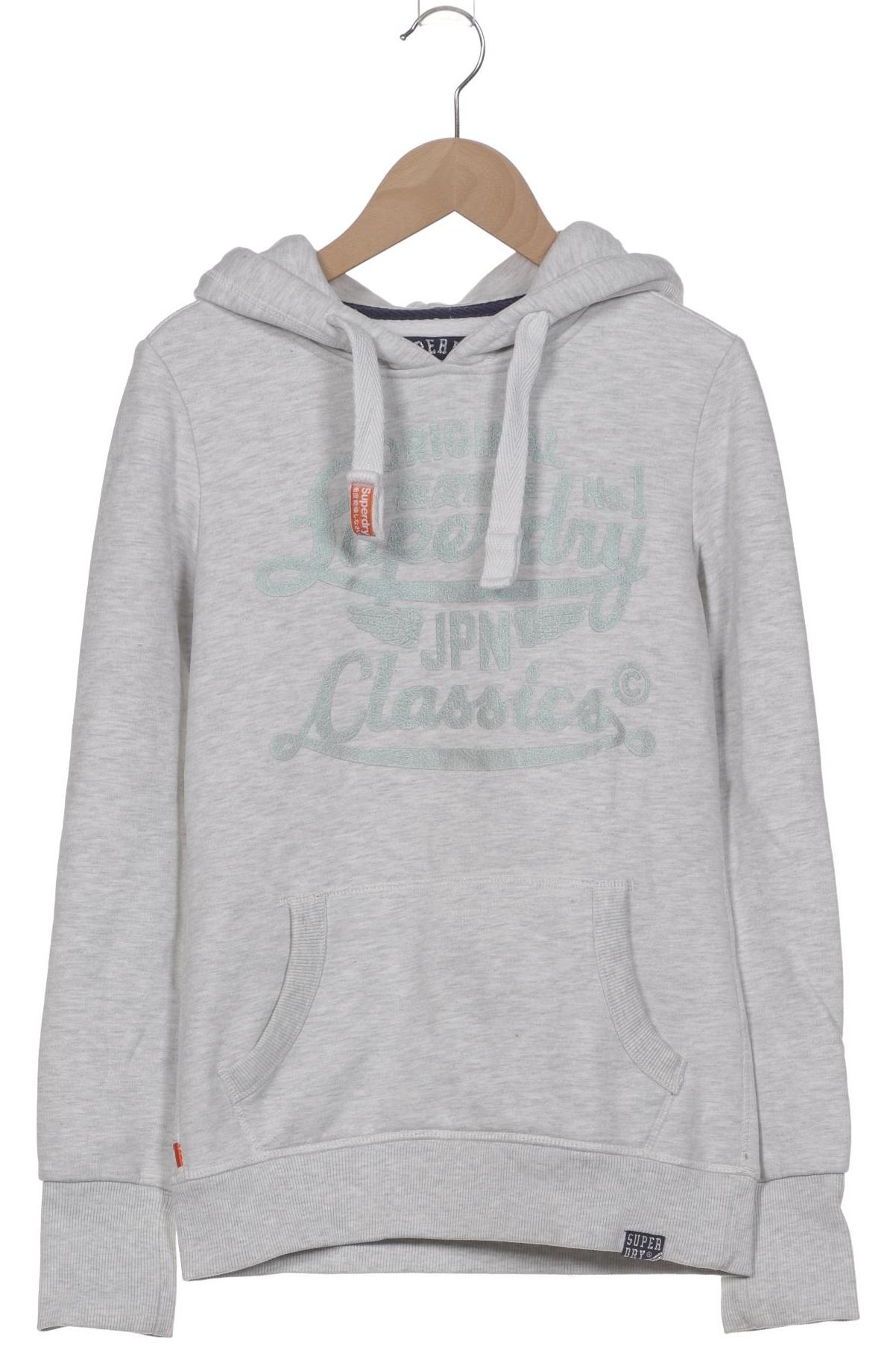 

Superdry Damen Kapuzenpullover, grau, Gr. 34