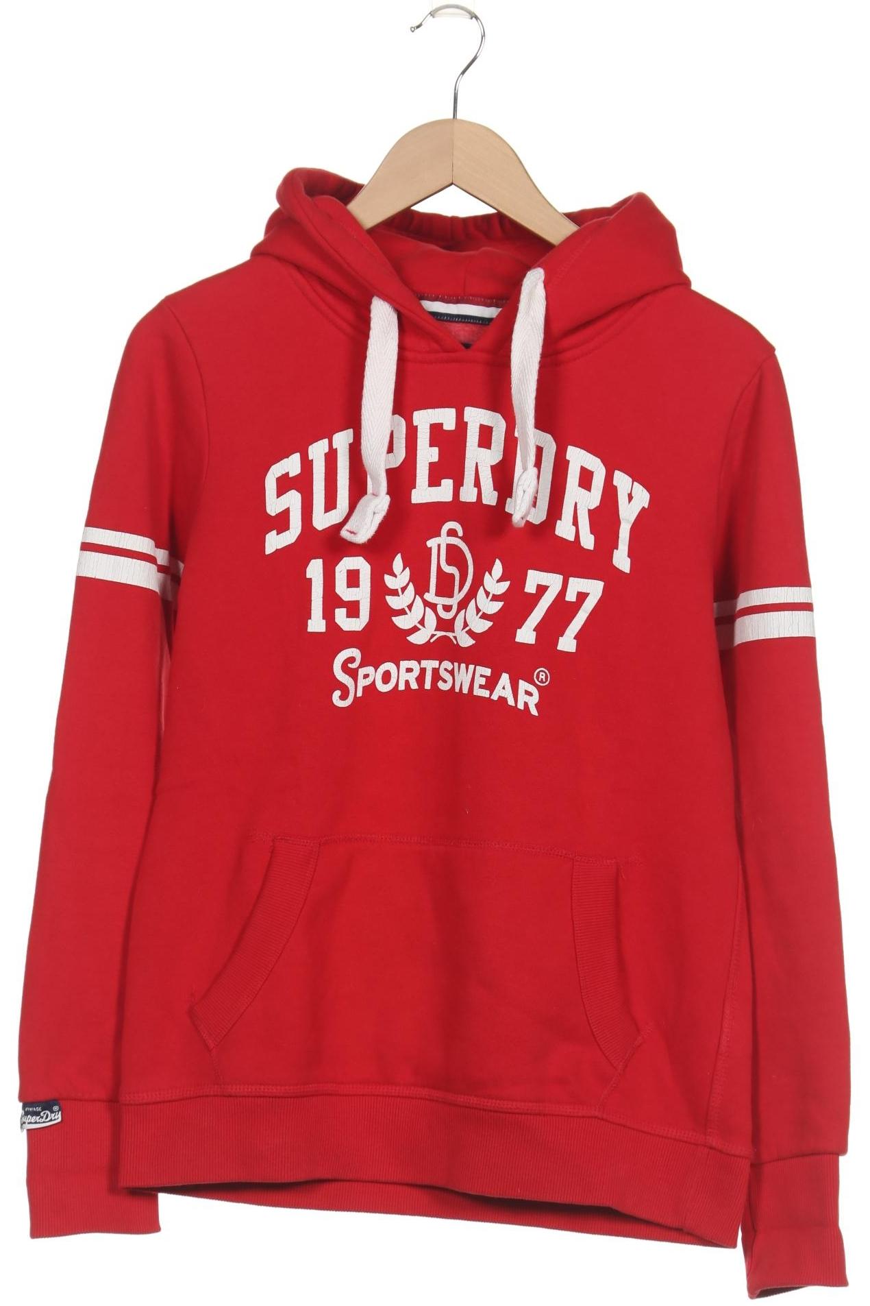 

Superdry Damen Kapuzenpullover, rot, Gr. 42