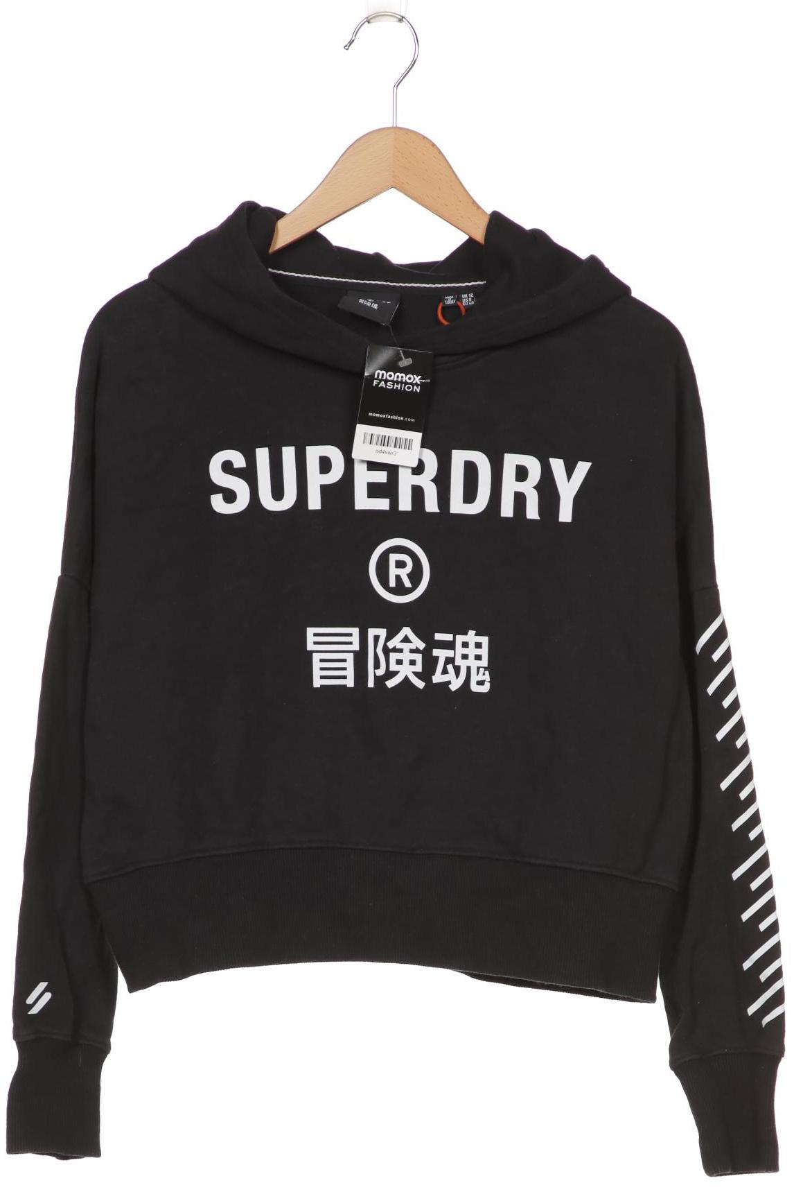 

Superdry Damen Kapuzenpullover, schwarz, Gr. 40
