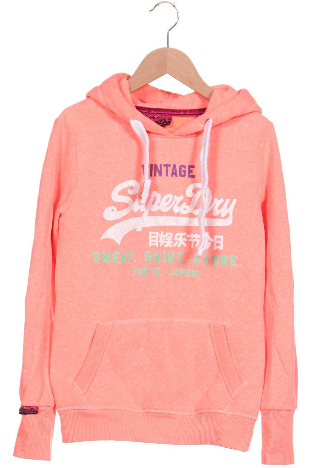 

Superdry Damen Kapuzenpullover, neon, Gr. 34