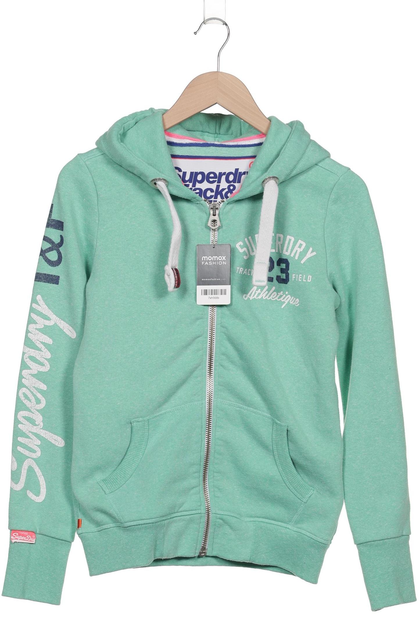 

Superdry Damen Kapuzenpullover, grün, Gr. 34