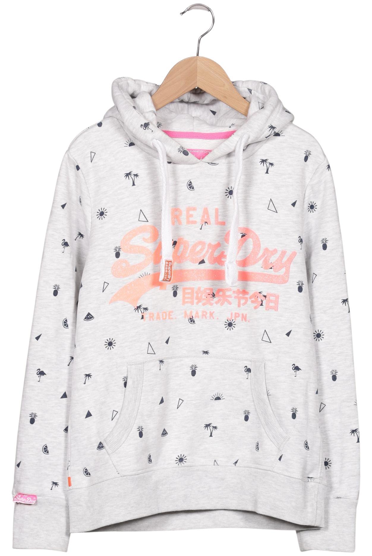 

Superdry Damen Kapuzenpullover, grau, Gr. 38