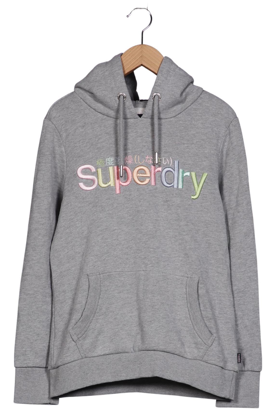 

Superdry Damen Kapuzenpullover, grau, Gr. 40