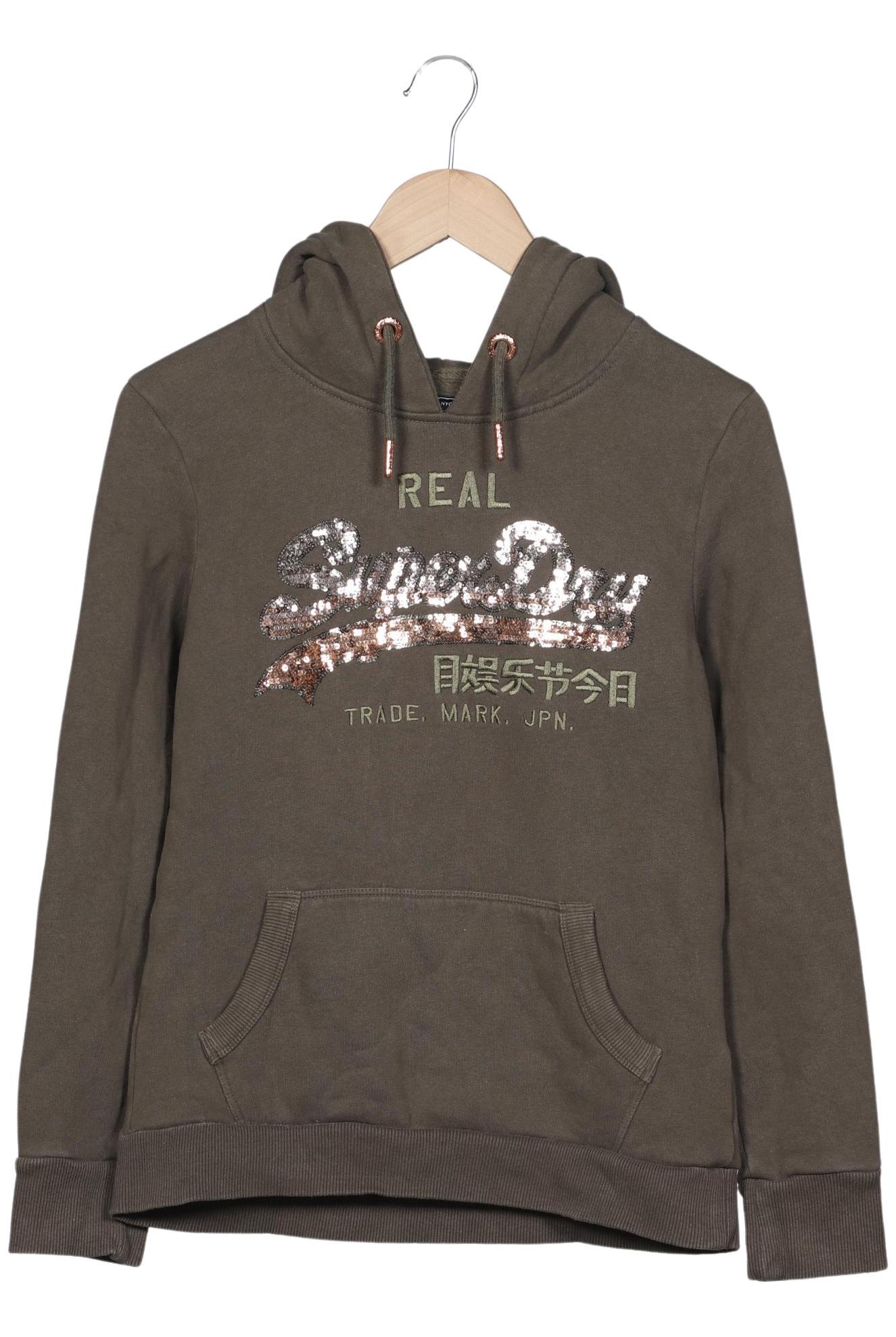 

Superdry Damen Kapuzenpullover, grün, Gr. 38