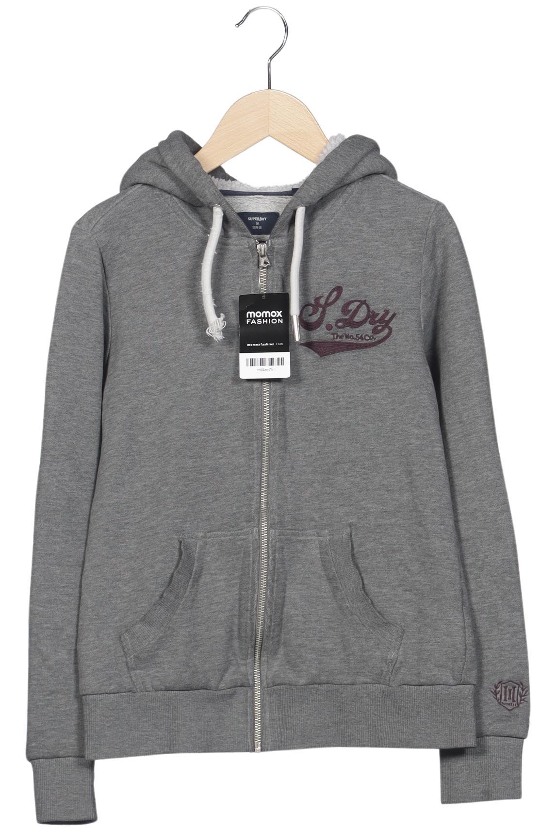

Superdry Damen Kapuzenpullover, grau, Gr. 34