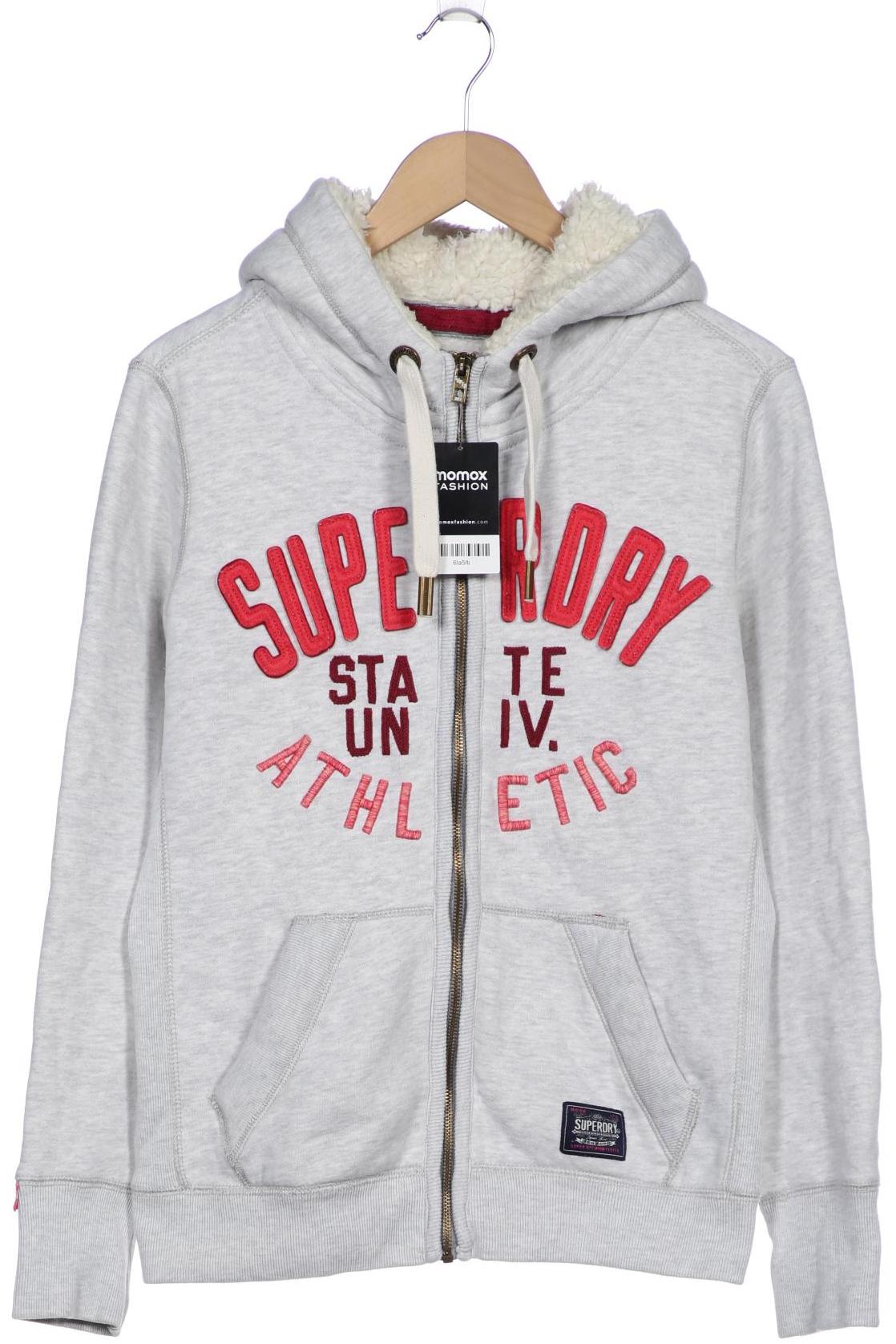 

Superdry Damen Kapuzenpullover, grau, Gr. 42