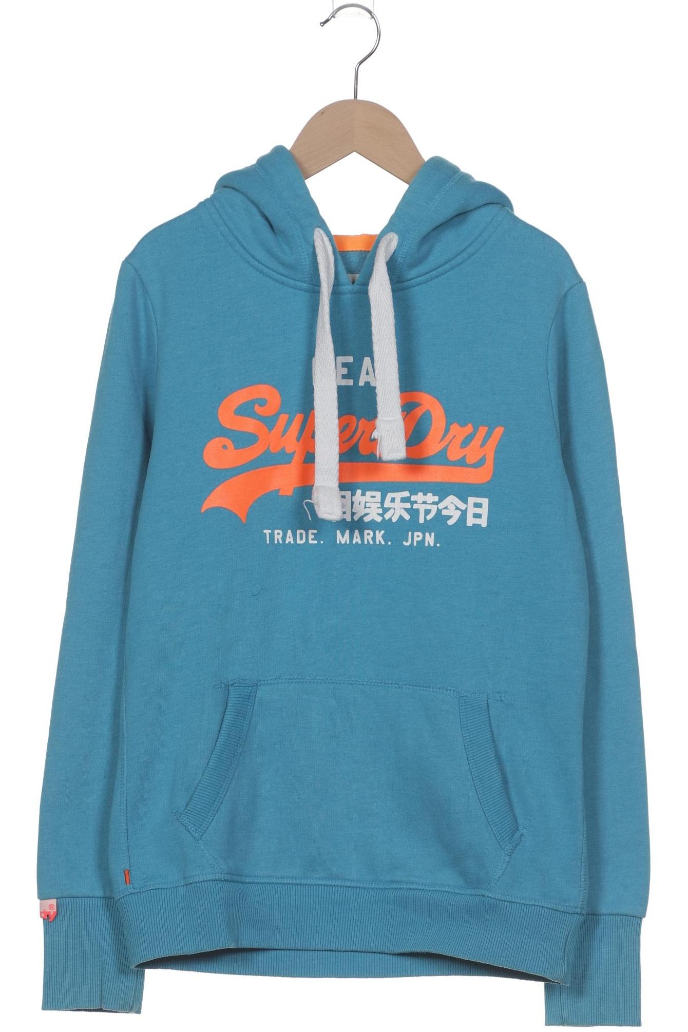 

Superdry Damen Kapuzenpullover, blau, Gr. 36