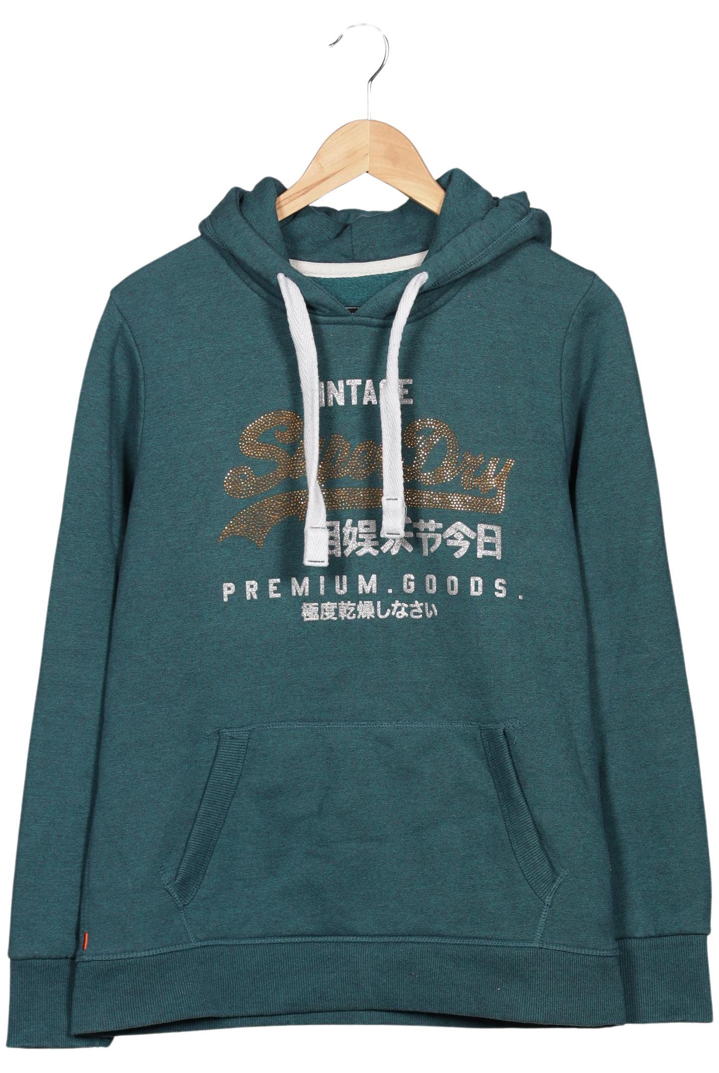 

Superdry Damen Kapuzenpullover, grün, Gr. 42