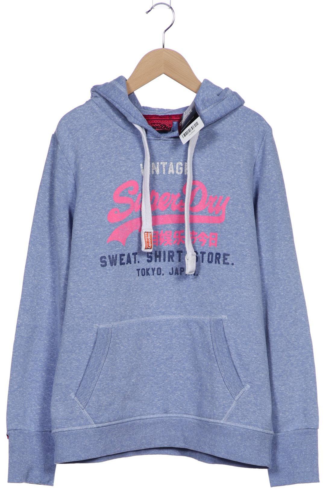 

Superdry Damen Kapuzenpullover, hellblau, Gr. 42