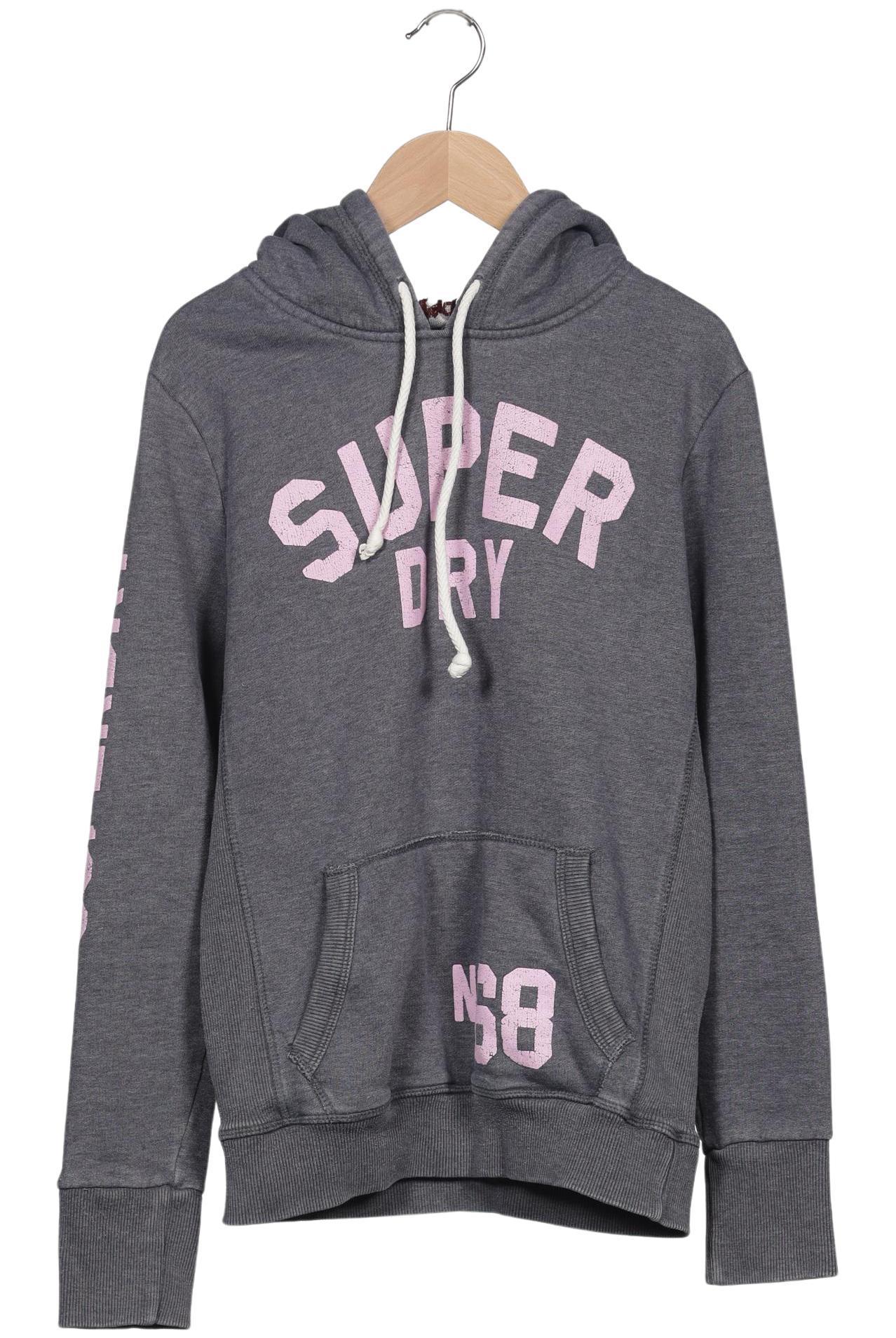 

Superdry Damen Kapuzenpullover, grau, Gr. 38