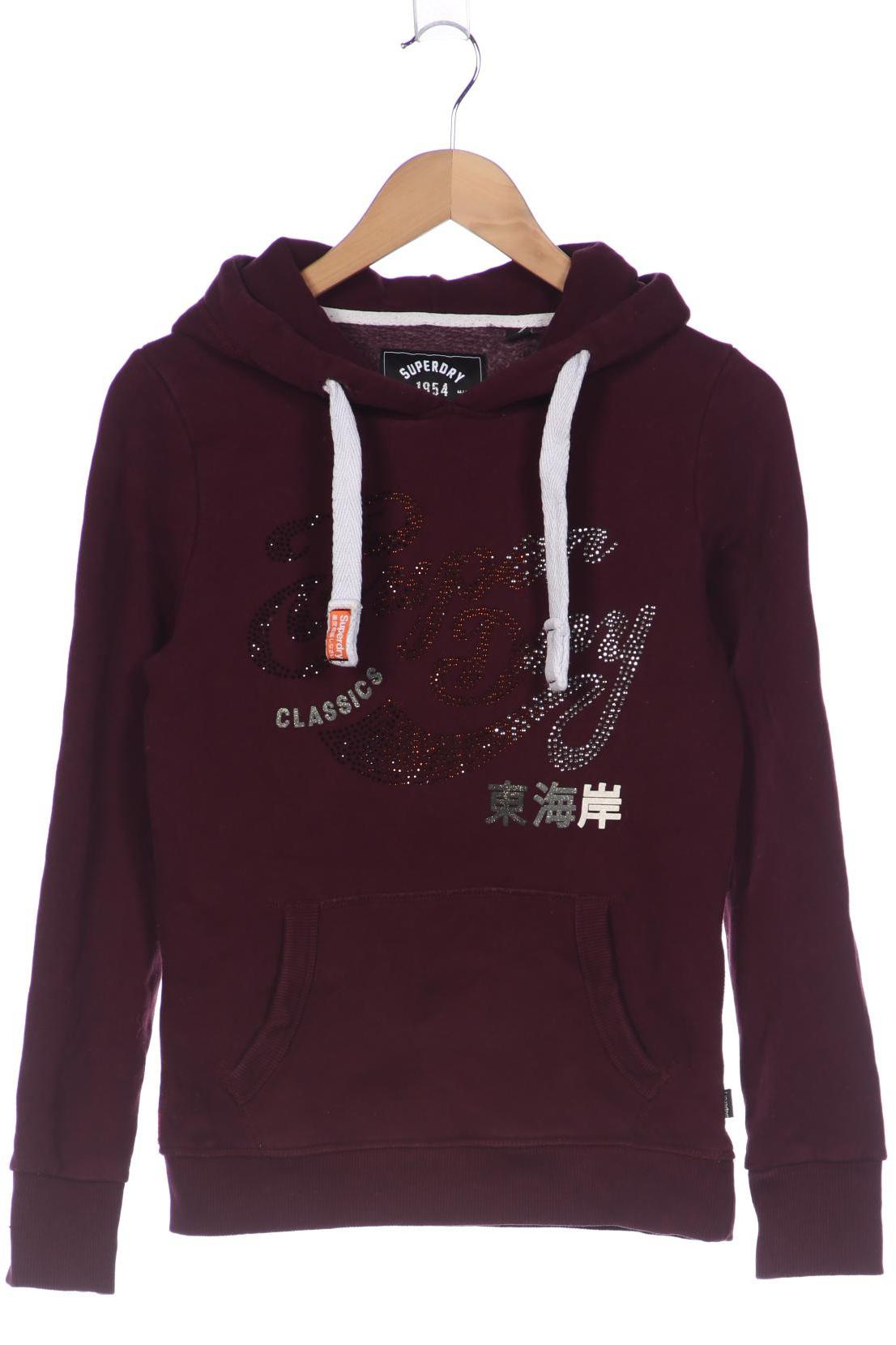 

Superdry Damen Kapuzenpullover, bordeaux, Gr. 34