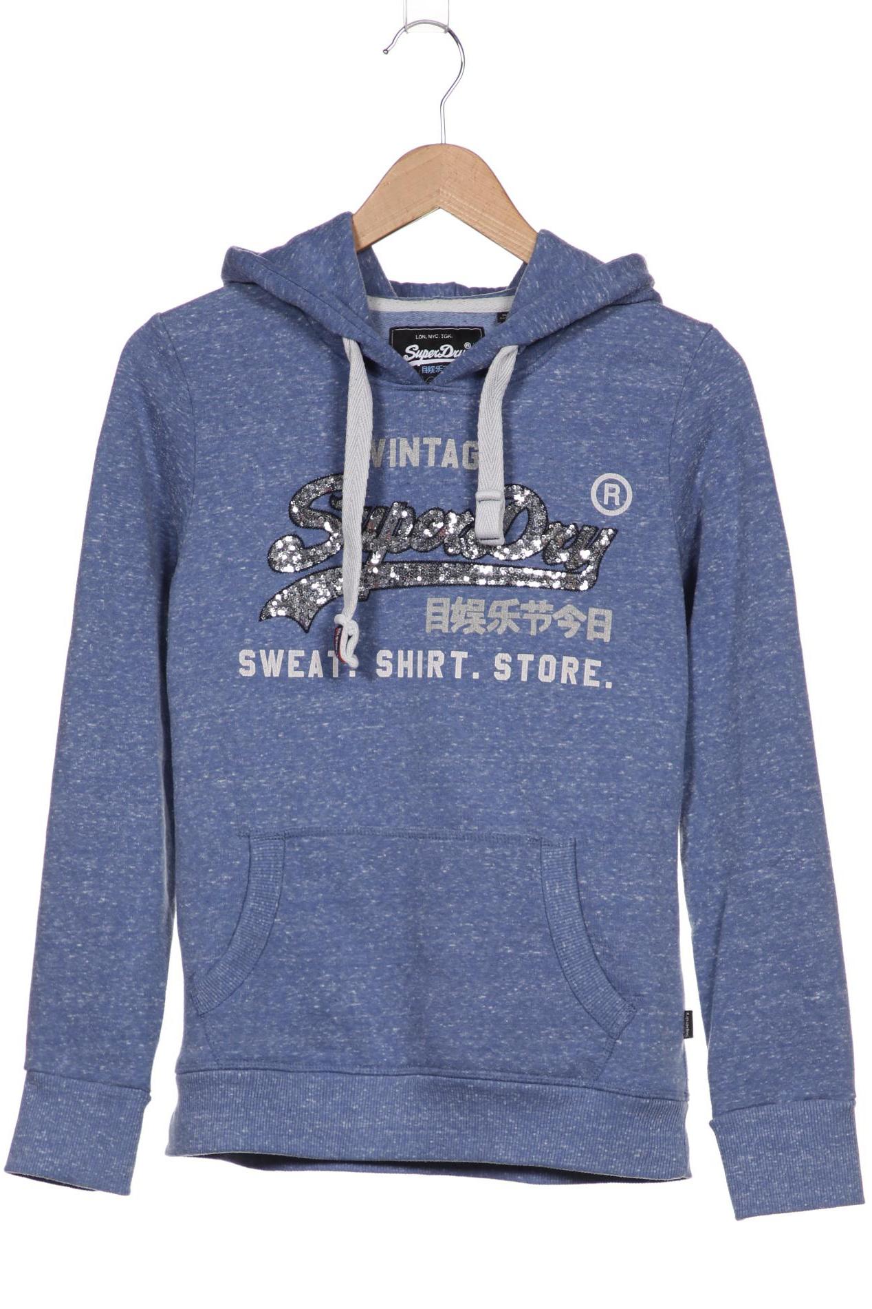 

Superdry Damen Kapuzenpullover, blau