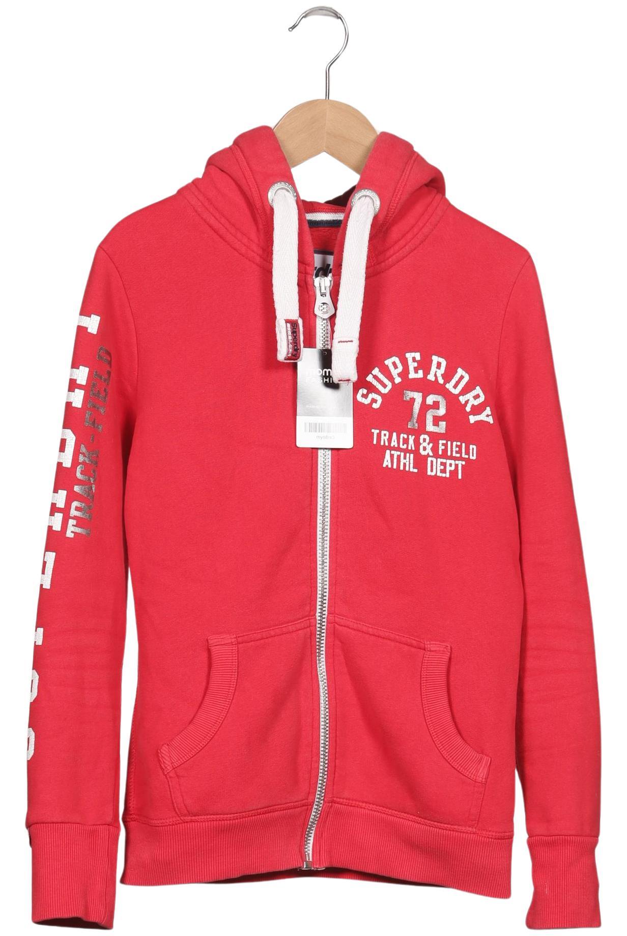 

Superdry Damen Kapuzenpullover, rot, Gr. 36