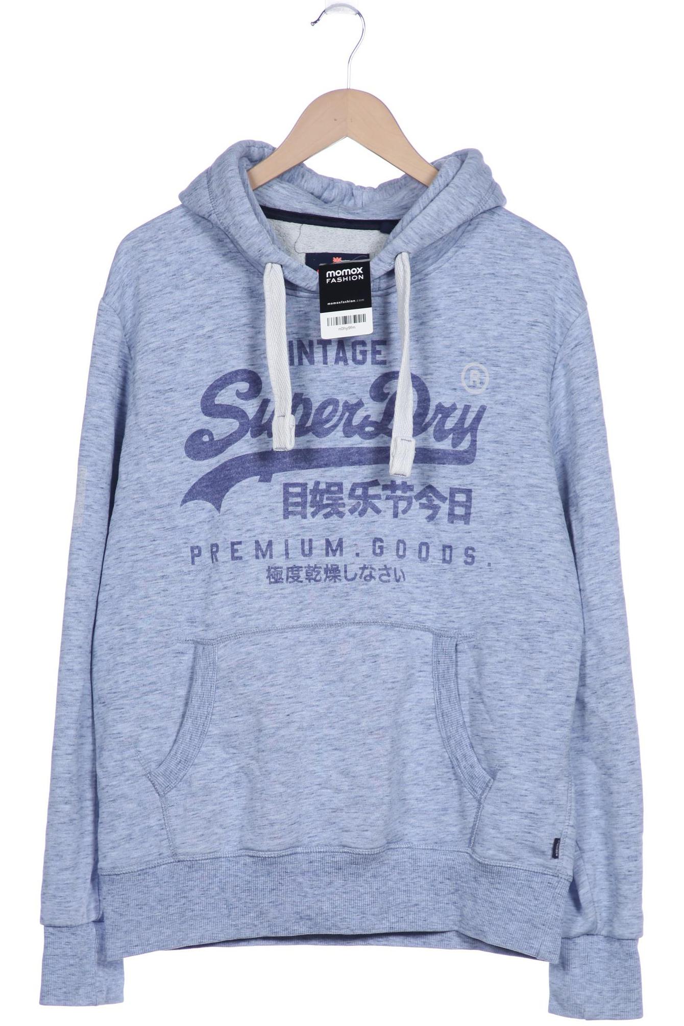 

Superdry Damen Kapuzenpullover, blau, Gr. 44