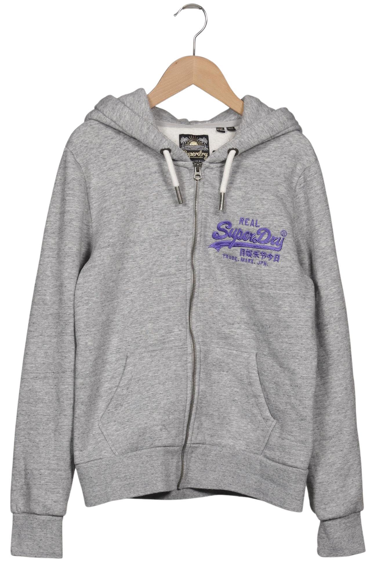 

Superdry Damen Kapuzenpullover, grau, Gr. 38