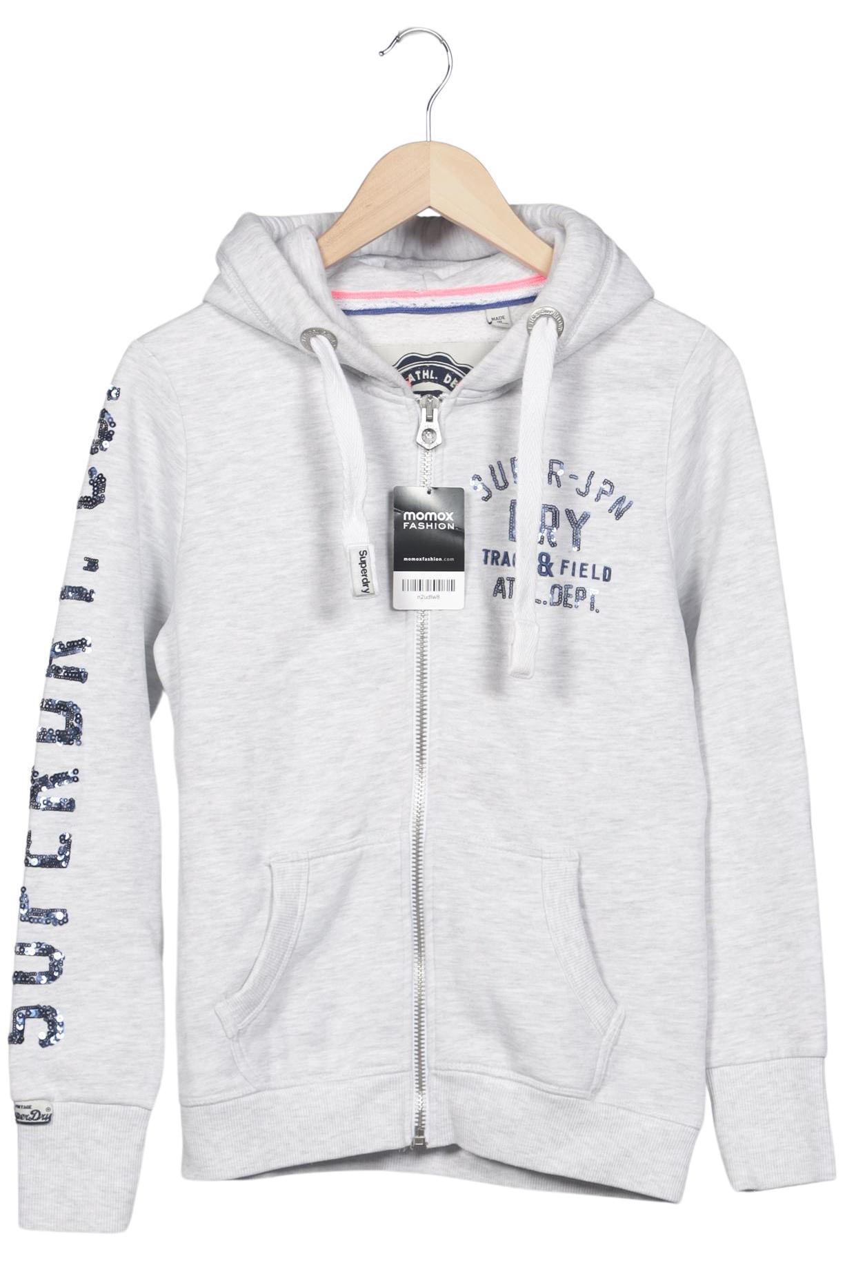 

Superdry Damen Kapuzenpullover, grau, Gr. 38