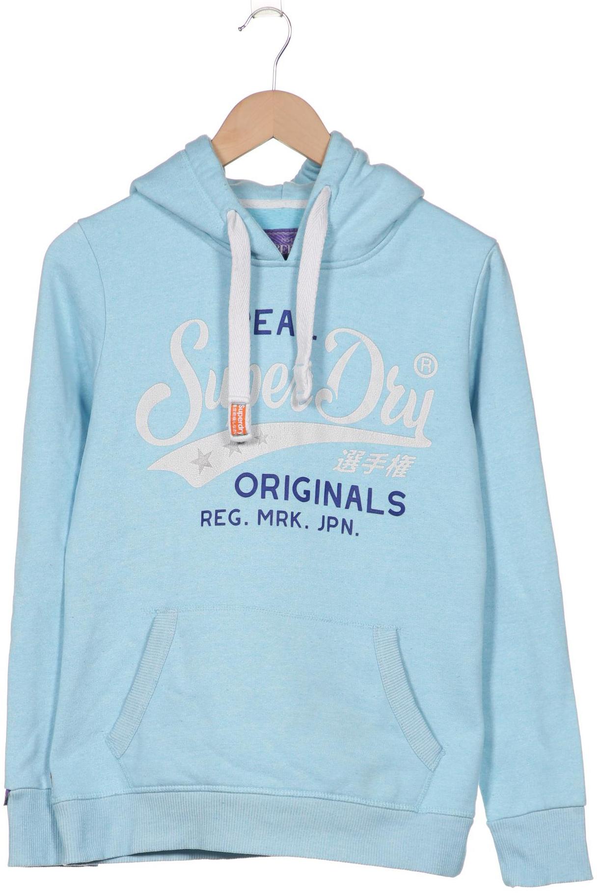 

Superdry Damen Kapuzenpullover, hellblau, Gr. 38