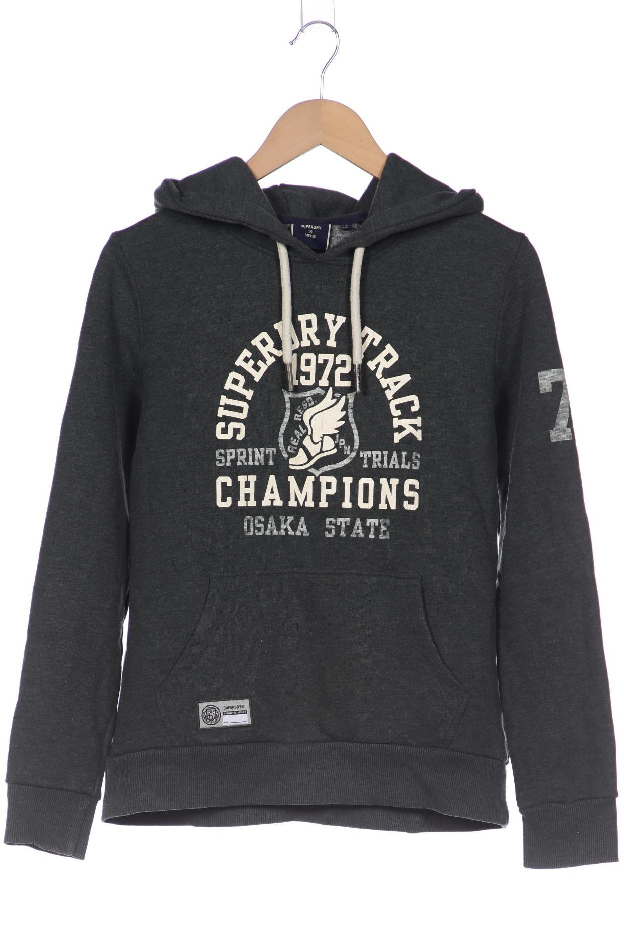 

Superdry Damen Kapuzenpullover, grau, Gr. 40