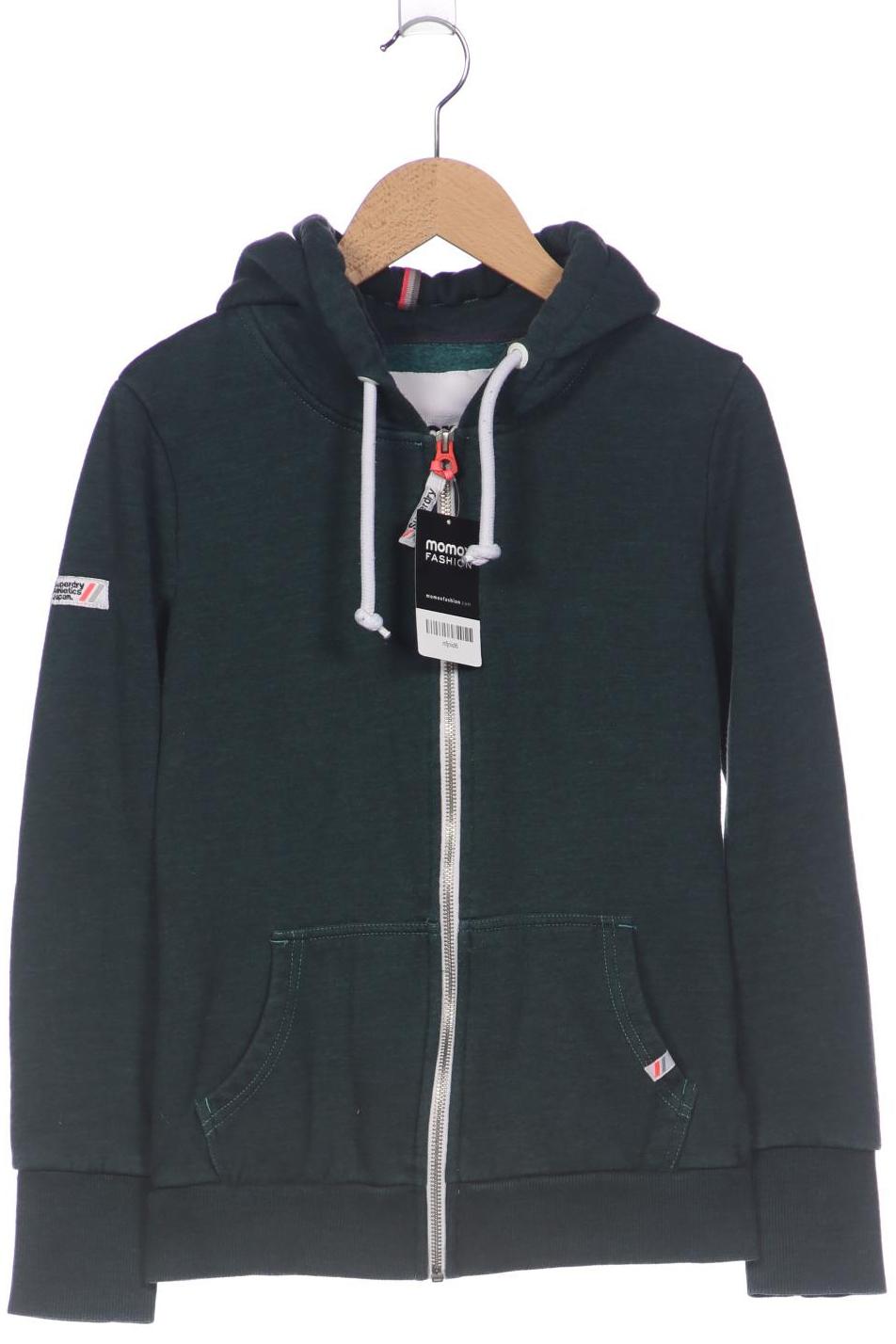 

Superdry Damen Kapuzenpullover, grün, Gr. 32