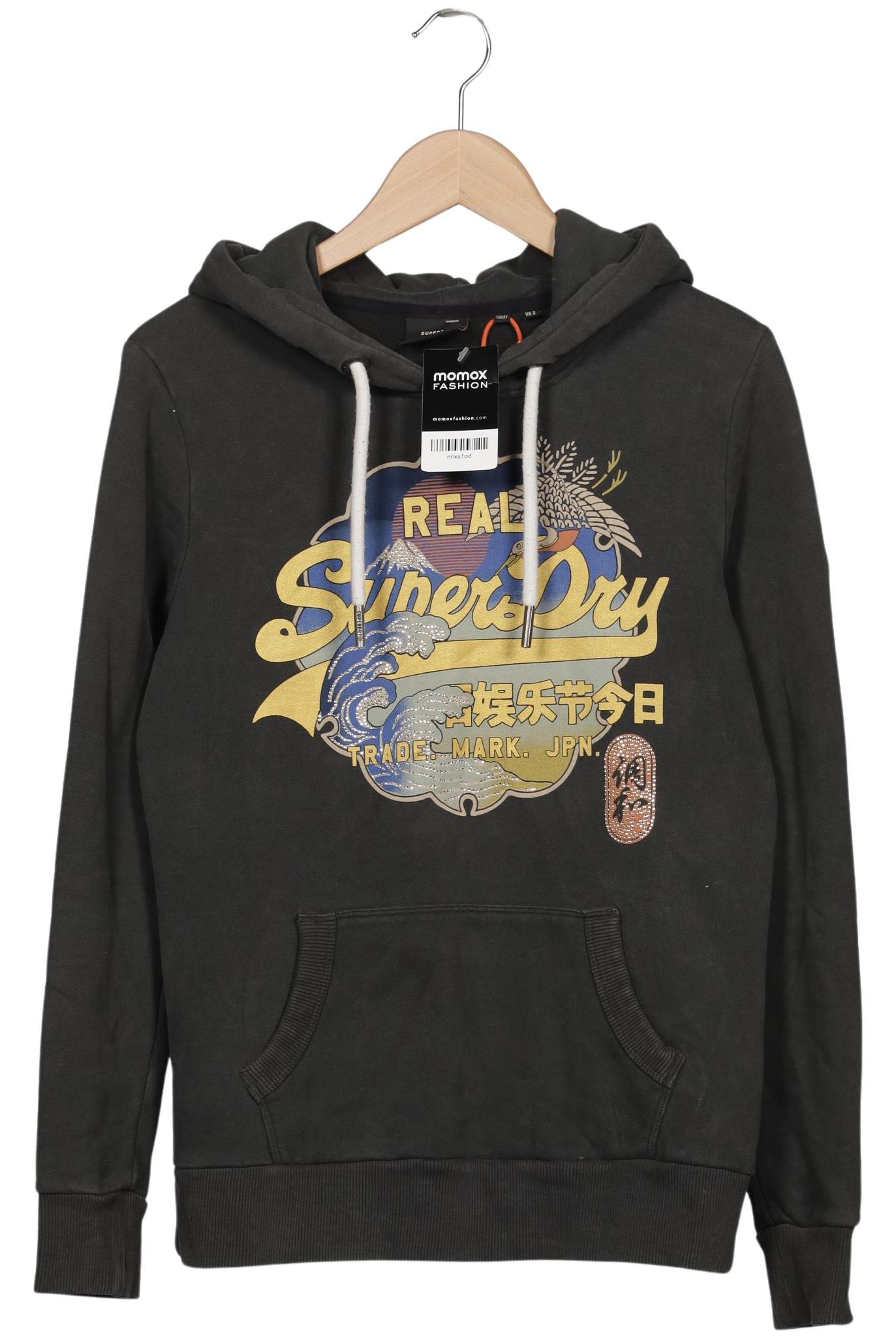 

Superdry Damen Kapuzenpullover, grau, Gr. 36