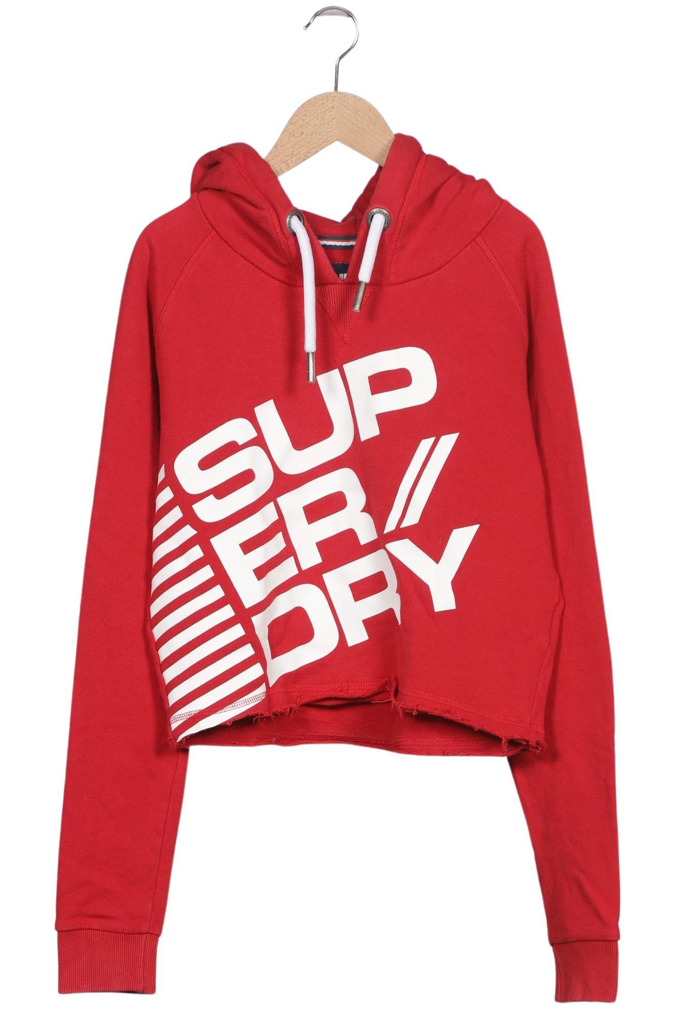 

Superdry Damen Kapuzenpullover, rot, Gr. 36